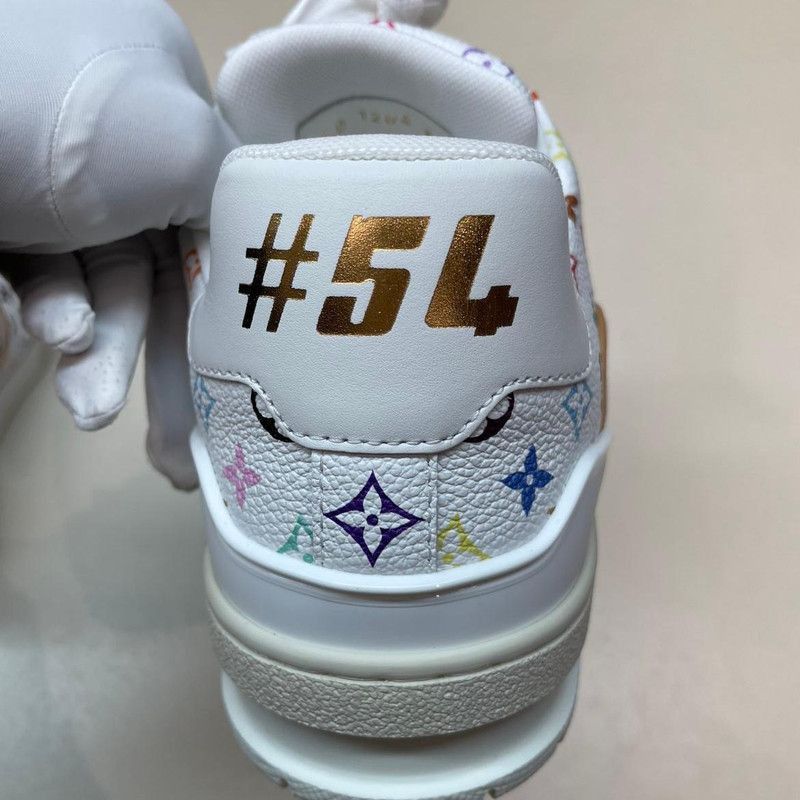 Louis Vuitton Takashi Murakami x Louis Vuitton White Trainers Size US 6 / IT 36 - 5 Thumbnail