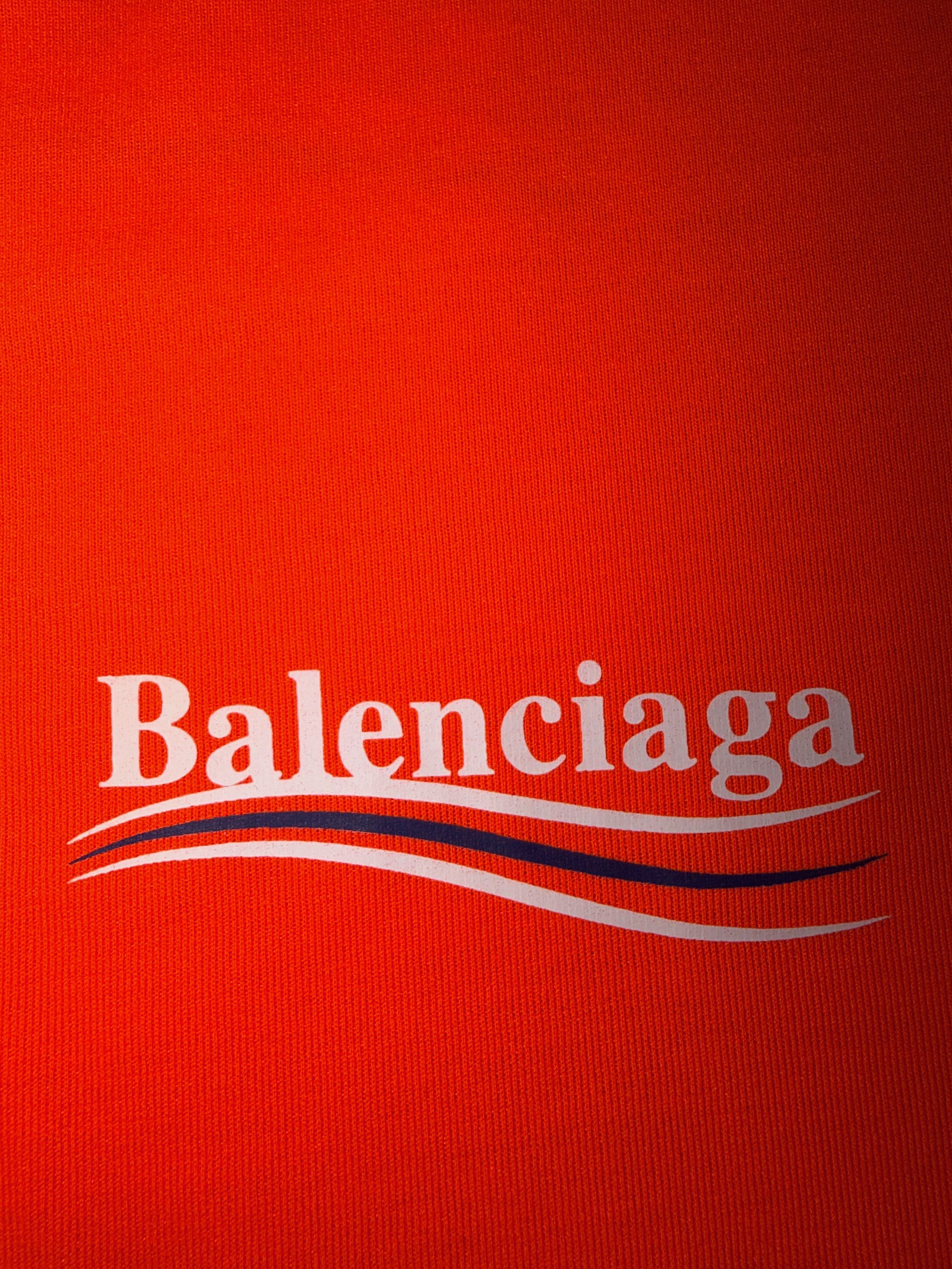Balenciaga Wardrobe Unisex Political Campaign Logo Neon T-Shirt Small Size S / US 4 / IT 40 - 4 Thumbnail