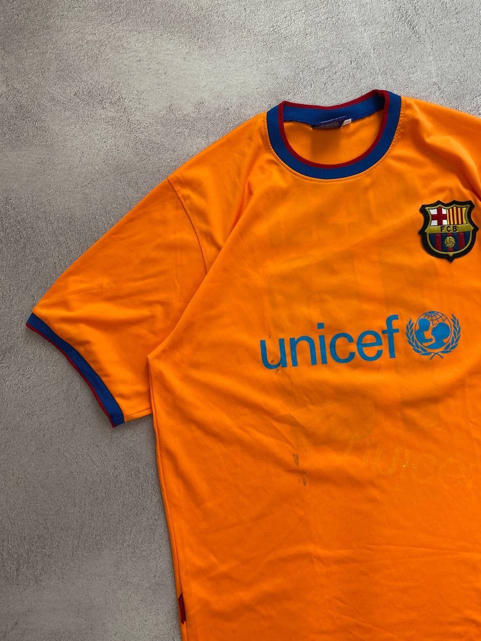 Vintage Messi Barcelona distressed jersey soccer Size US L / EU 52-54 / 3 - 4 Thumbnail