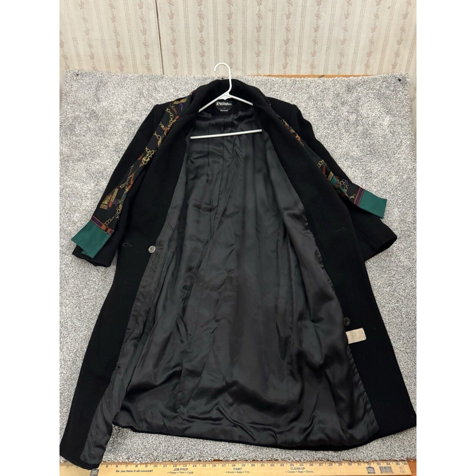 Other Vintage Overcoat Womens Size 14 P Double Breasted Goth 90s Size XL / US 12-14 / IT 48-50 - 3 Thumbnail