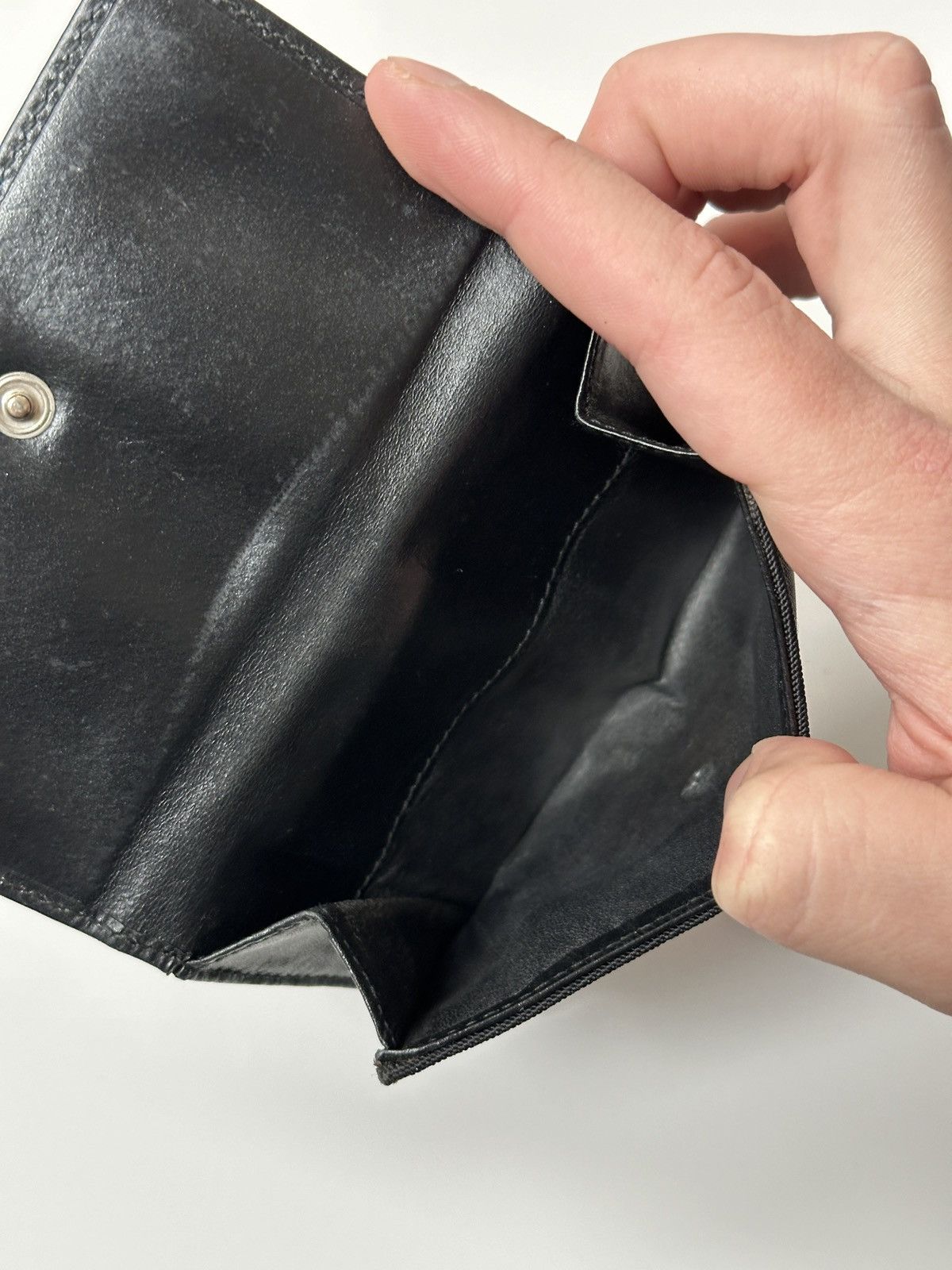 Gucci GUCCI Jackie Nylon Black Lather Compact Wallet Size ONE SIZE - 20 Thumbnail