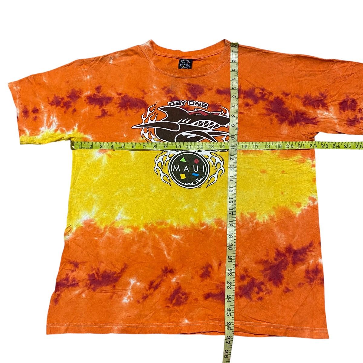 Vintage Vintage Maui and Sons Flame Shirt Dyed Size US L / EU 52-54 / 3 - 10 Thumbnail