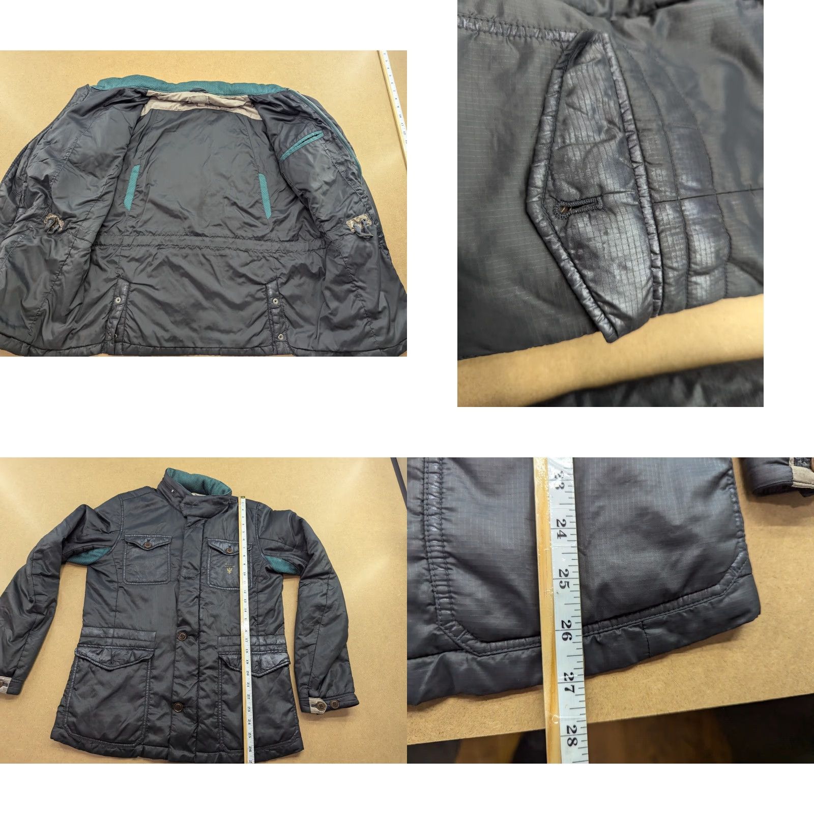 Diesel Diesel Jacket Mens Size S Green Hooded Full Zip Bomber Jacket Vintage No Size US S / EU 44-46 / 1 - 8 Thumbnail
