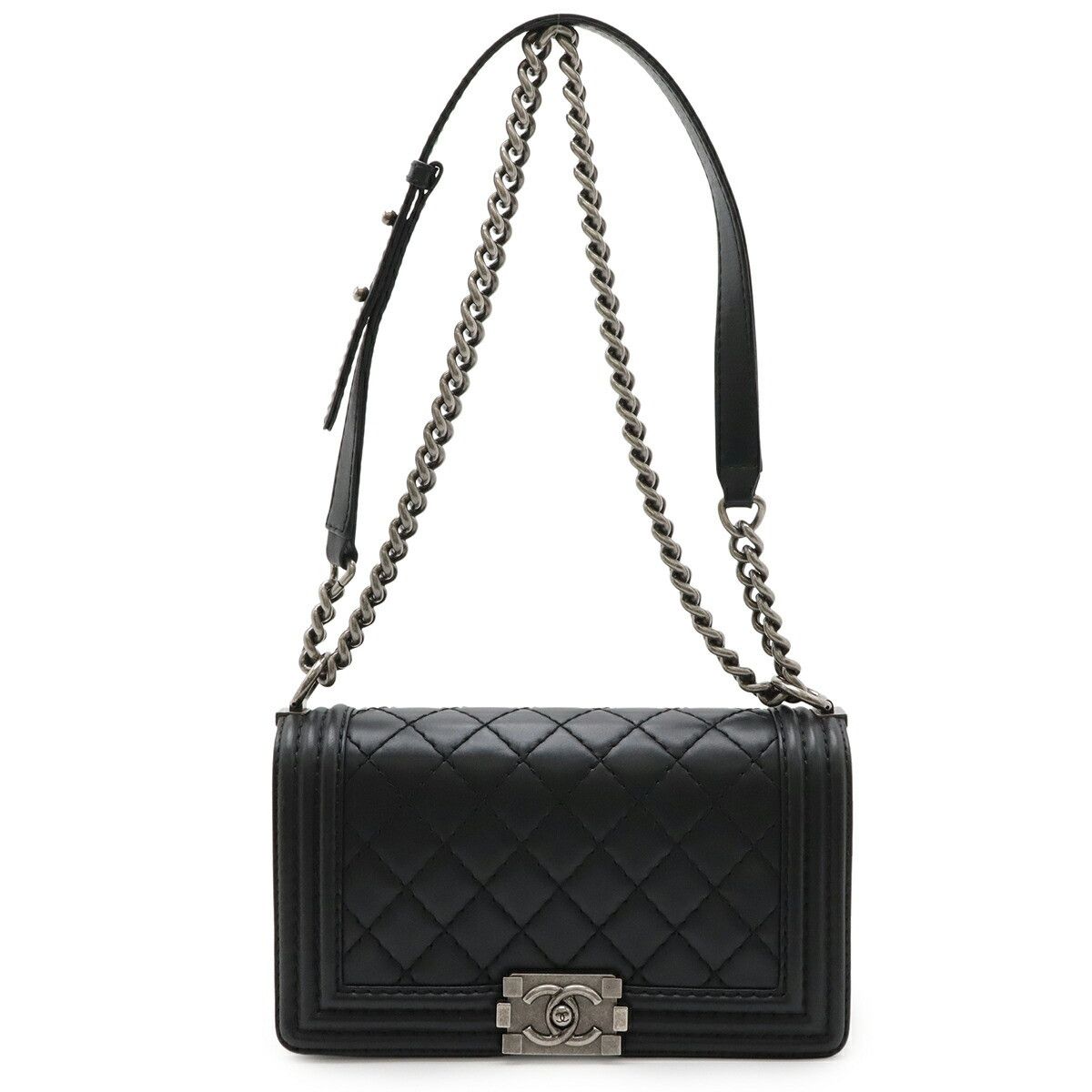 Chanel Chanel Chanel Boy Chanel Soft Calf Shoulder Bag Leather Shoulder Bag A67086 DUTY FREE for USA Size ONE SIZE - 1 Thumbnail