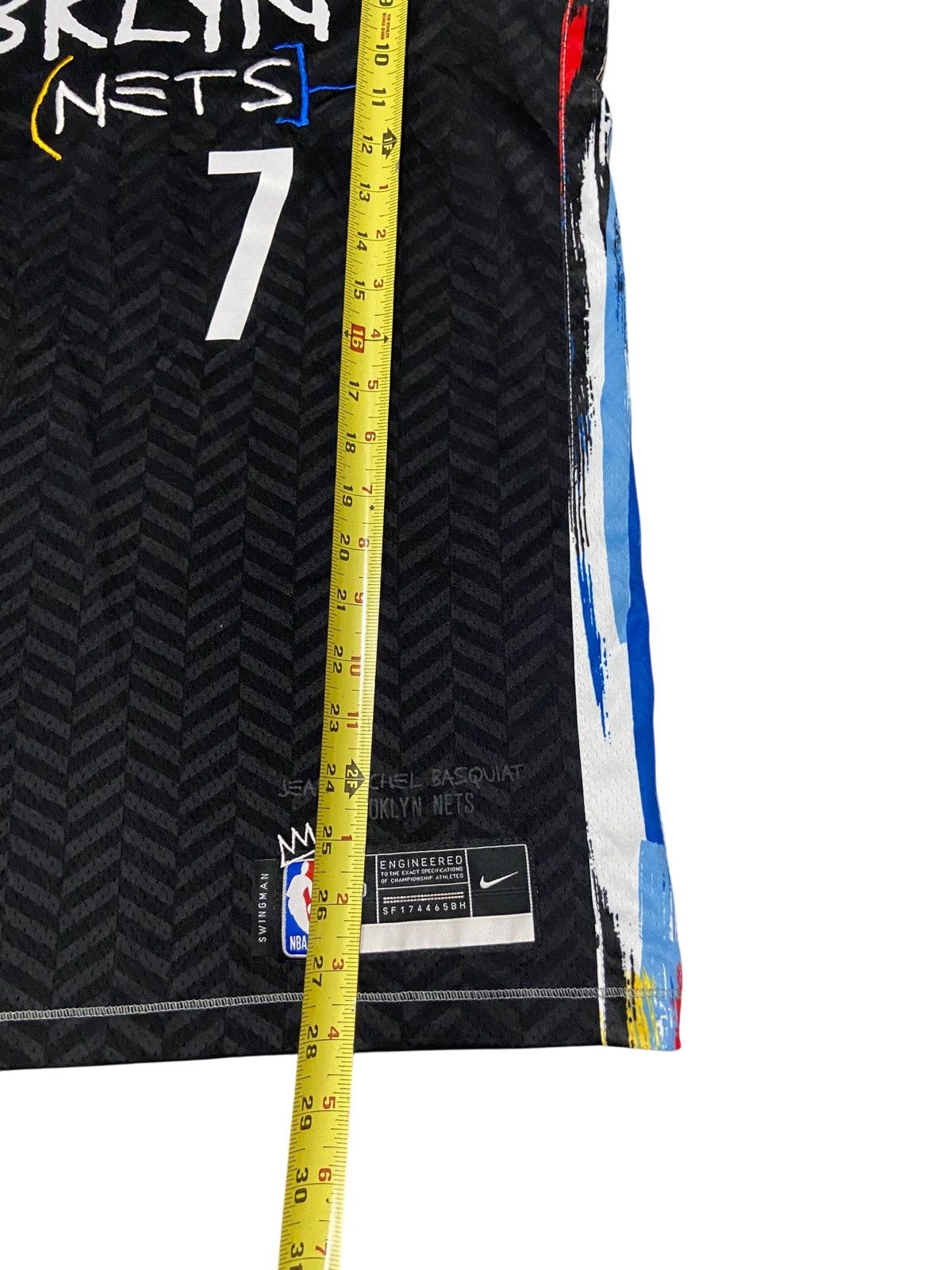 Jean-Michel Basquiat × Nike Nike Brooklyn Nets City Edition Basquiat Jersey Size S KD Size US S / EU 44-46 / 1 - 12 Thumbnail