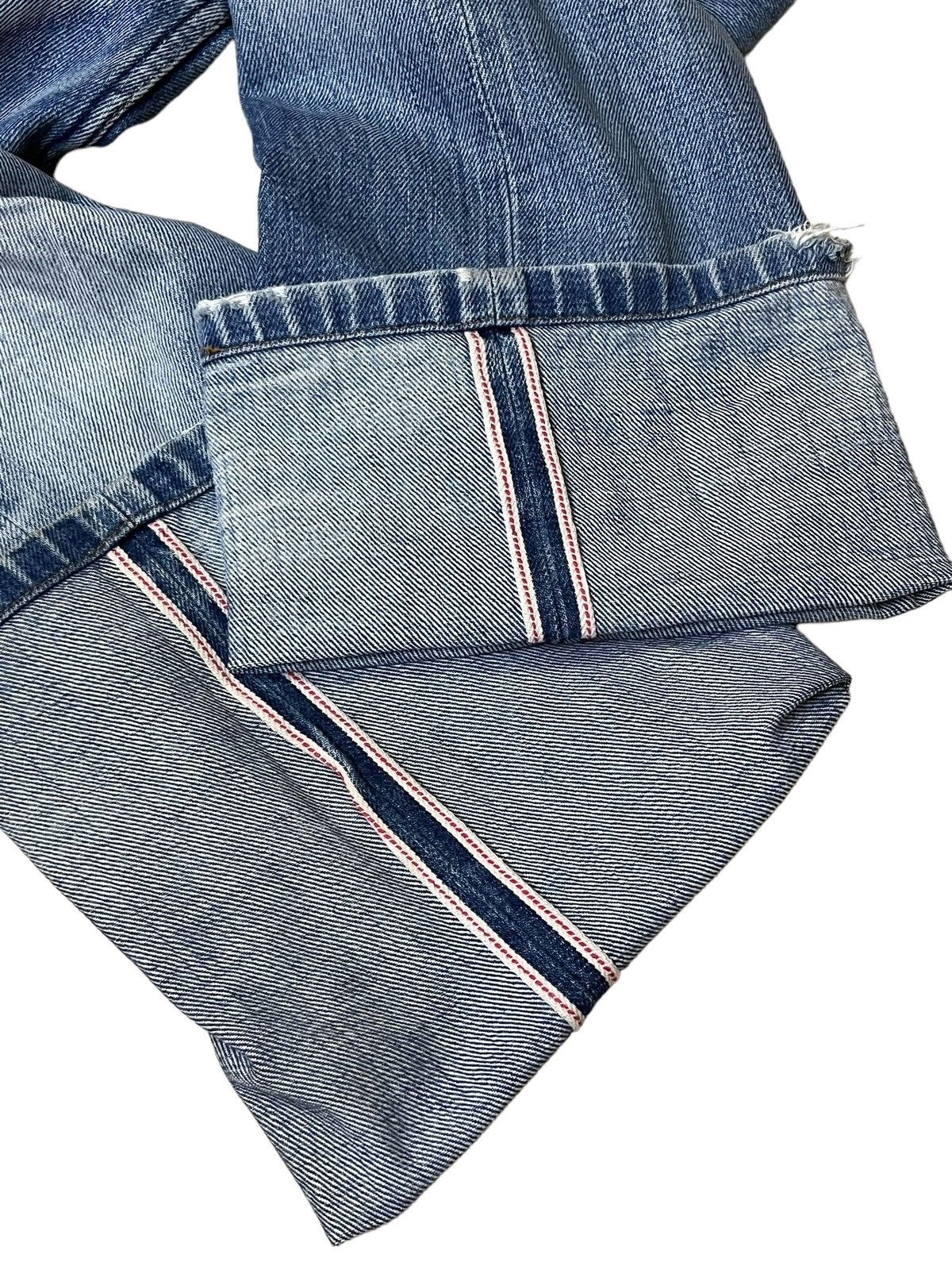 A.P.C. RIP🔥A.P.C RUE DE FLEURUS DISTRESSED SELVEDGE JEANS Size US 29 - 16 Thumbnail