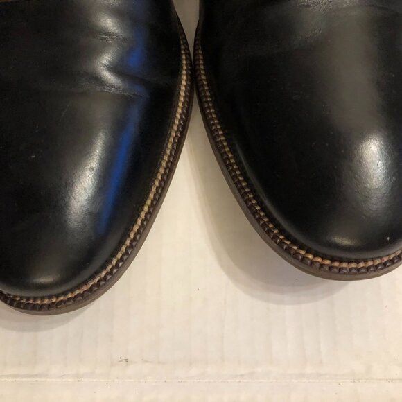 Cole Haan COLE HAAN MEN'S BLACK LEATHER DRESS SHOES SIZE: 11M Size US 11 / EU 44 - 12 Thumbnail