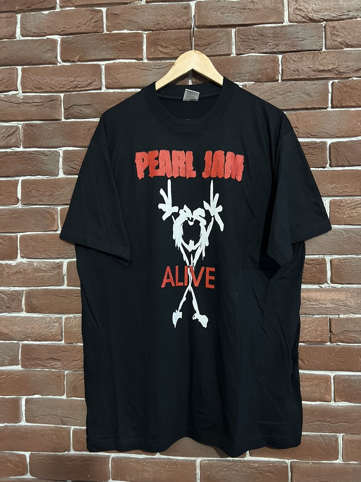 Vintage 90s Rare Pearl Jam Live Grunge Band Tshirt XL Grail