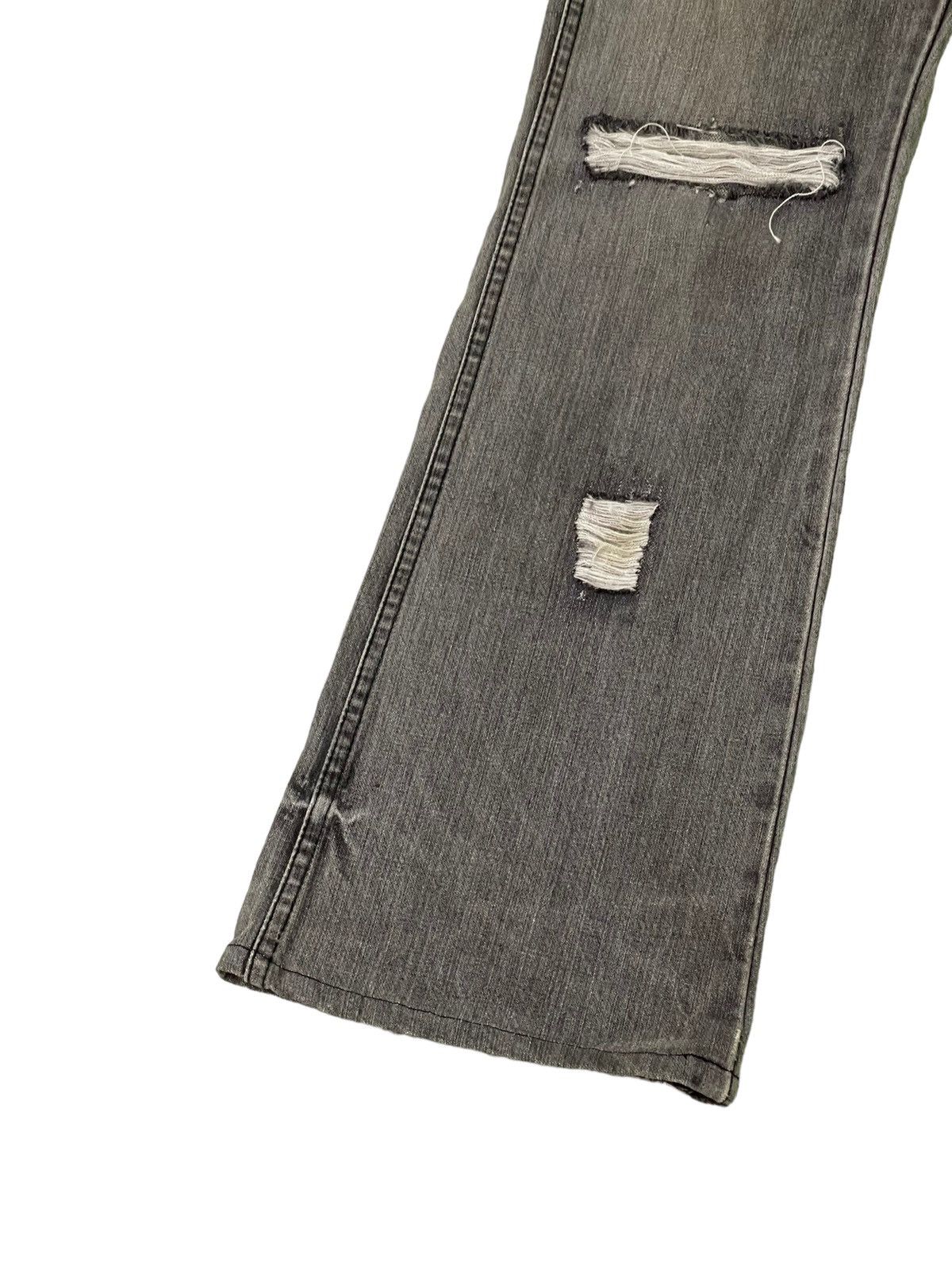 Japanese Brand Flare Jeans Vtg Wrangler Faded Distress Boot Cut 7🟦0 Size US 30 / EU 46 - 5 Thumbnail