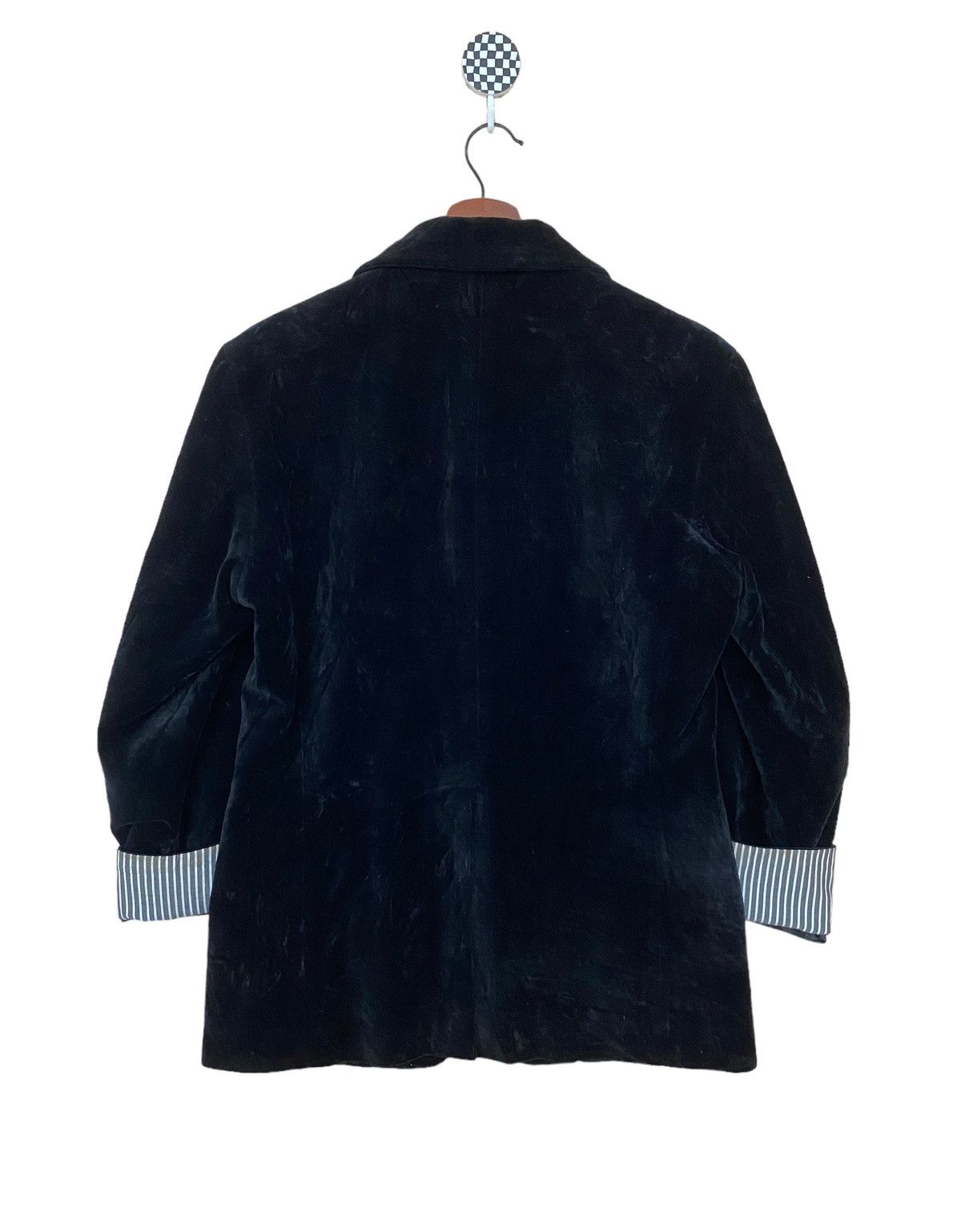 PPFM Vintage Japanese Brand PPFM Velvet Jacket 1990s Size US S / EU 44-46 / 1 - 2 Thumbnail