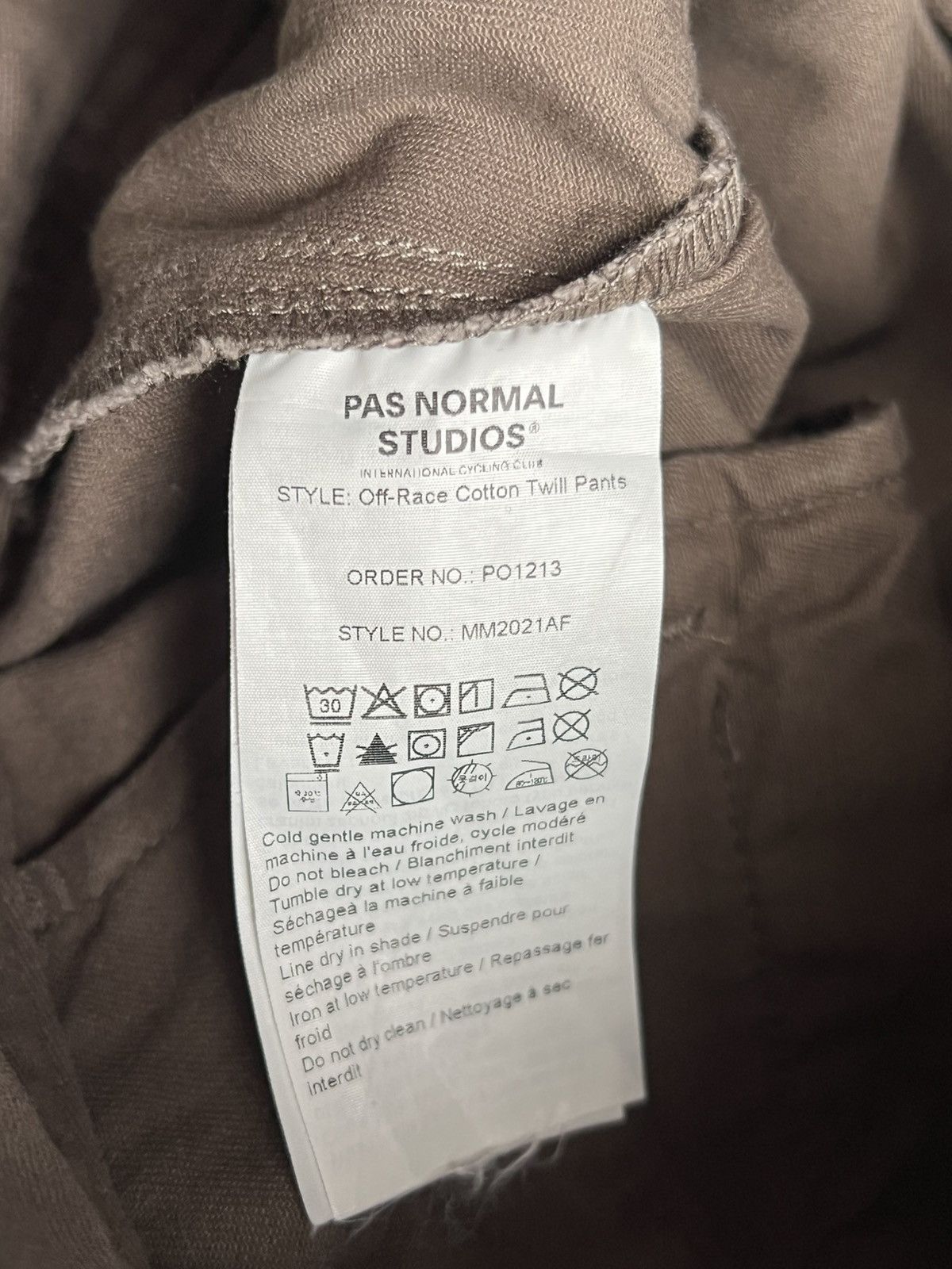 Pas Normal Studios Pas Normal Studios Off Race Pants — Twill Size US 36 / EU 52 - 7 Thumbnail