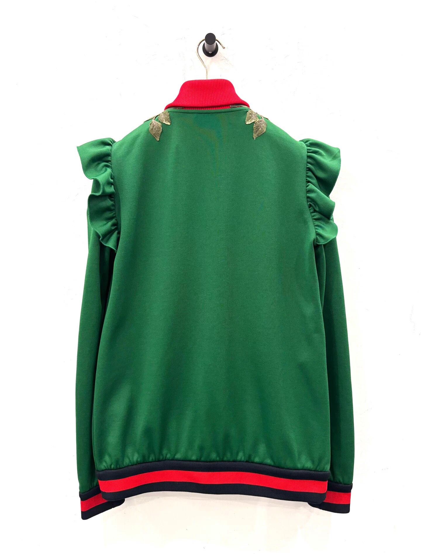Gucci Gucci women's green embroidery floral logo jacket M Size M / US 6-8 / IT 42-44 - 3 Thumbnail