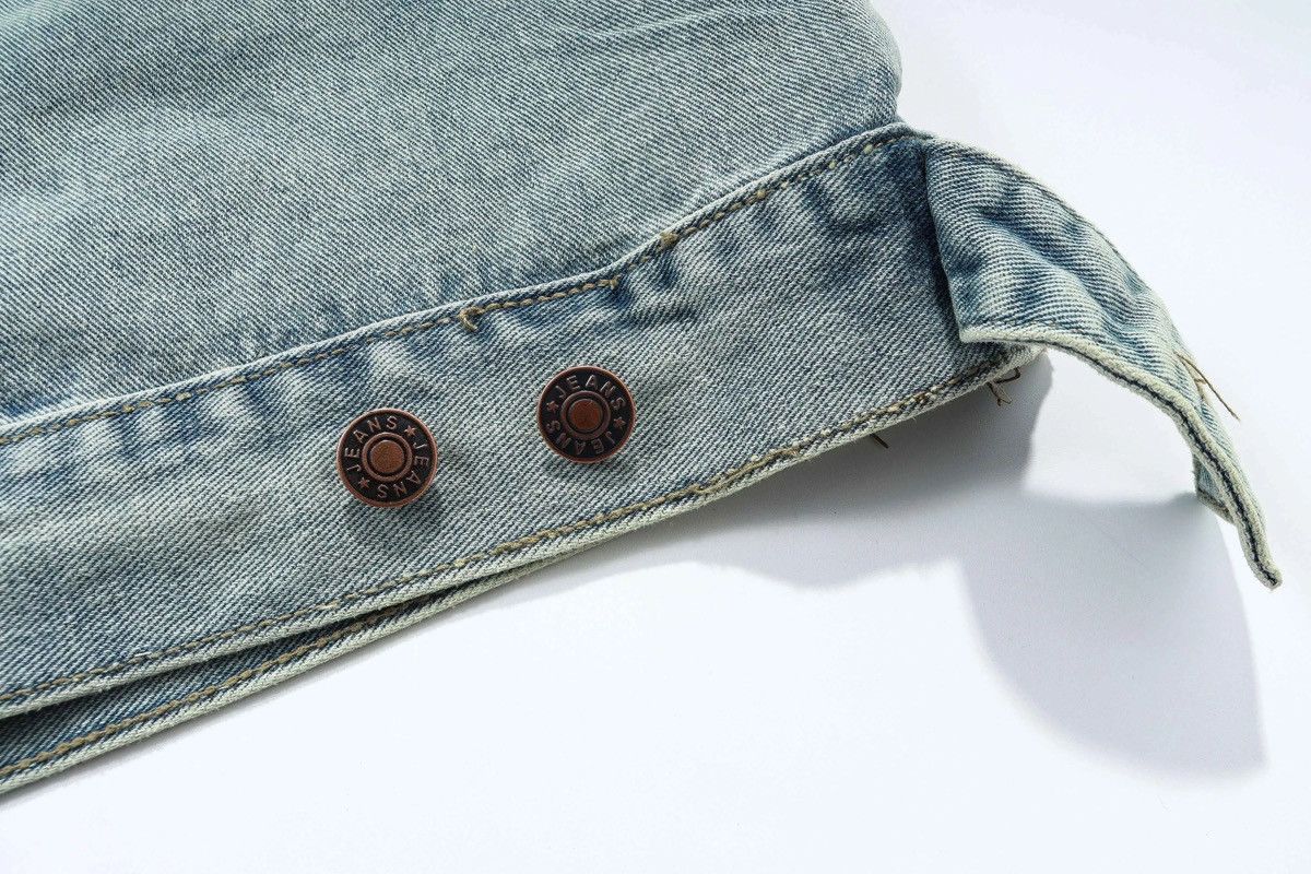 Japanese Brand × Vintage Y2K Oversized Hood Distressed Denim Pockets Hoodie Size US XL / EU 56 / 4 - 8 Thumbnail