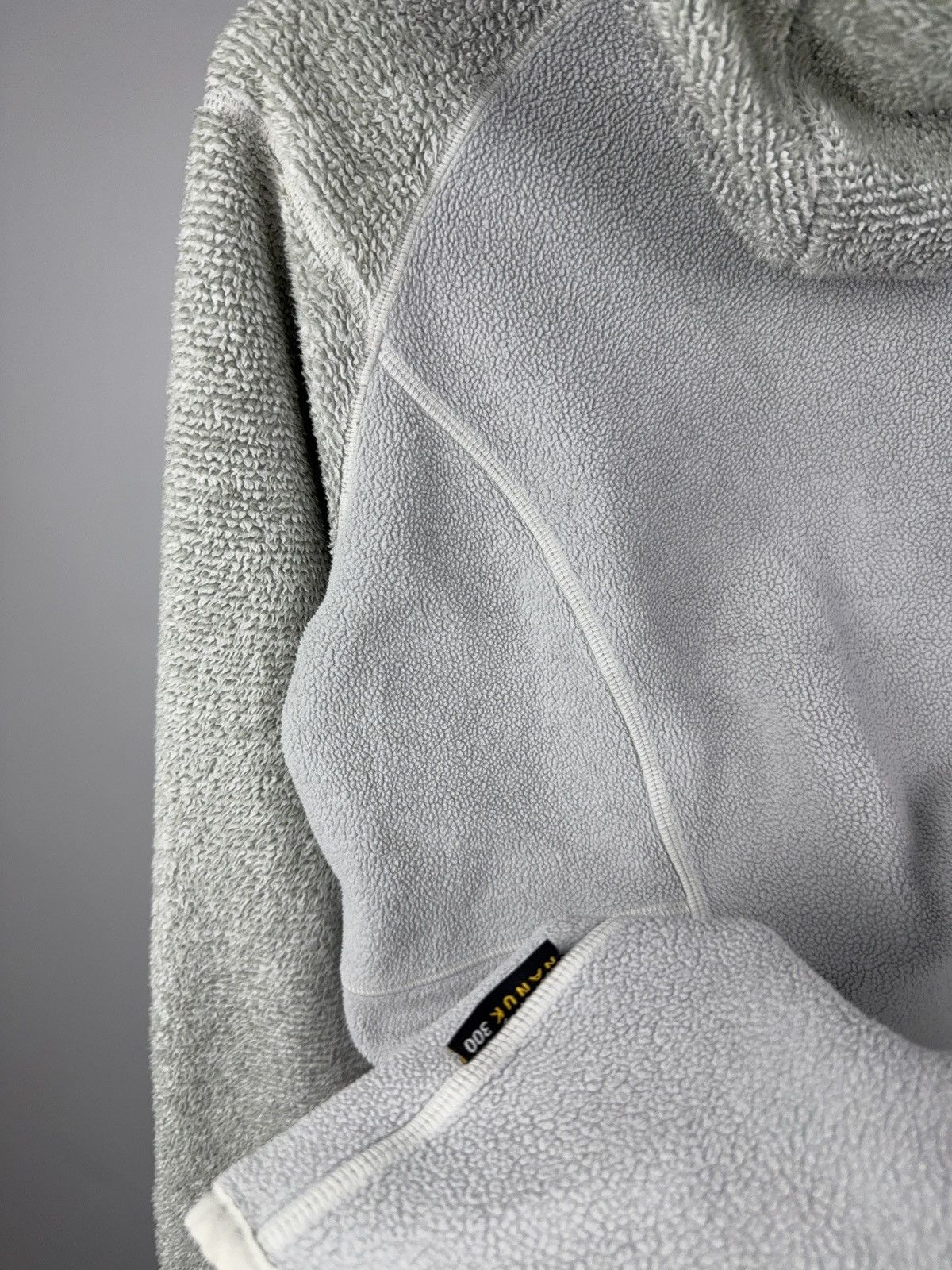 Jack Wolfskin Gorpcore 00s Jack Wolfskin Grey Sherpa Fleece Zip Hoodie Size M / US 6-8 / IT 42-44 - 13 Thumbnail