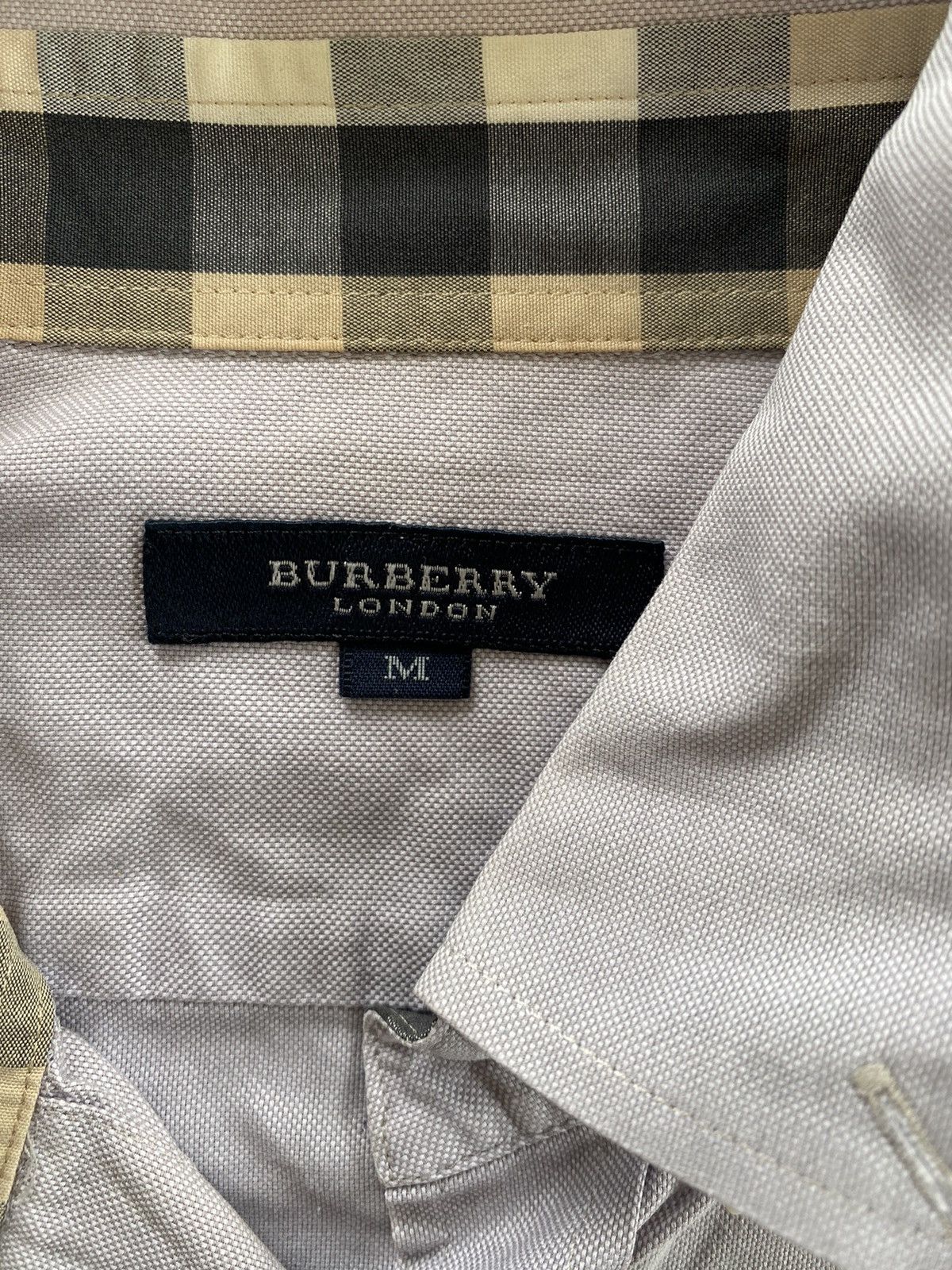 Burberry × Vintage VIBTAGE BURBERRY LONDON BUTTON SHIRT Size US M / EU 48-50 / 2 - 5 Thumbnail