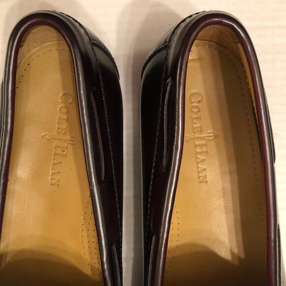 Cole Haan Cole Haan mens leather tassel slip on dress shoes size:11.5D Size US 11.5 / EU 44-45 - 5 Thumbnail