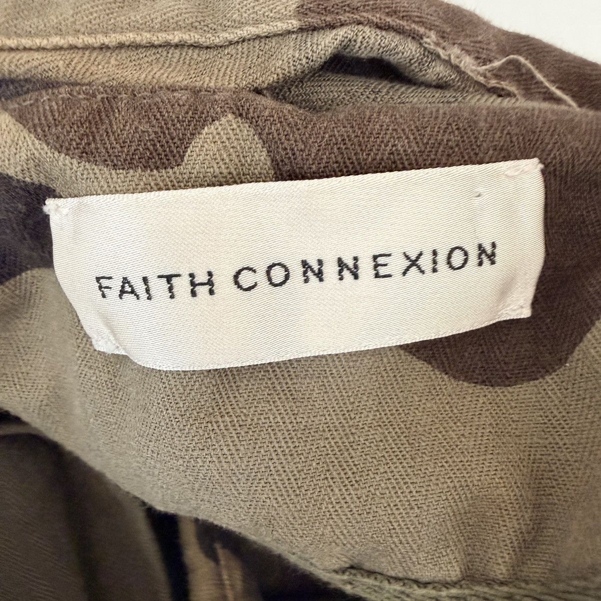 Faith Connexion Faith Connexion Camo Deconstructed Wrap Skirt XS Military Size 28" / US 6 / IT 42 - 15 Thumbnail