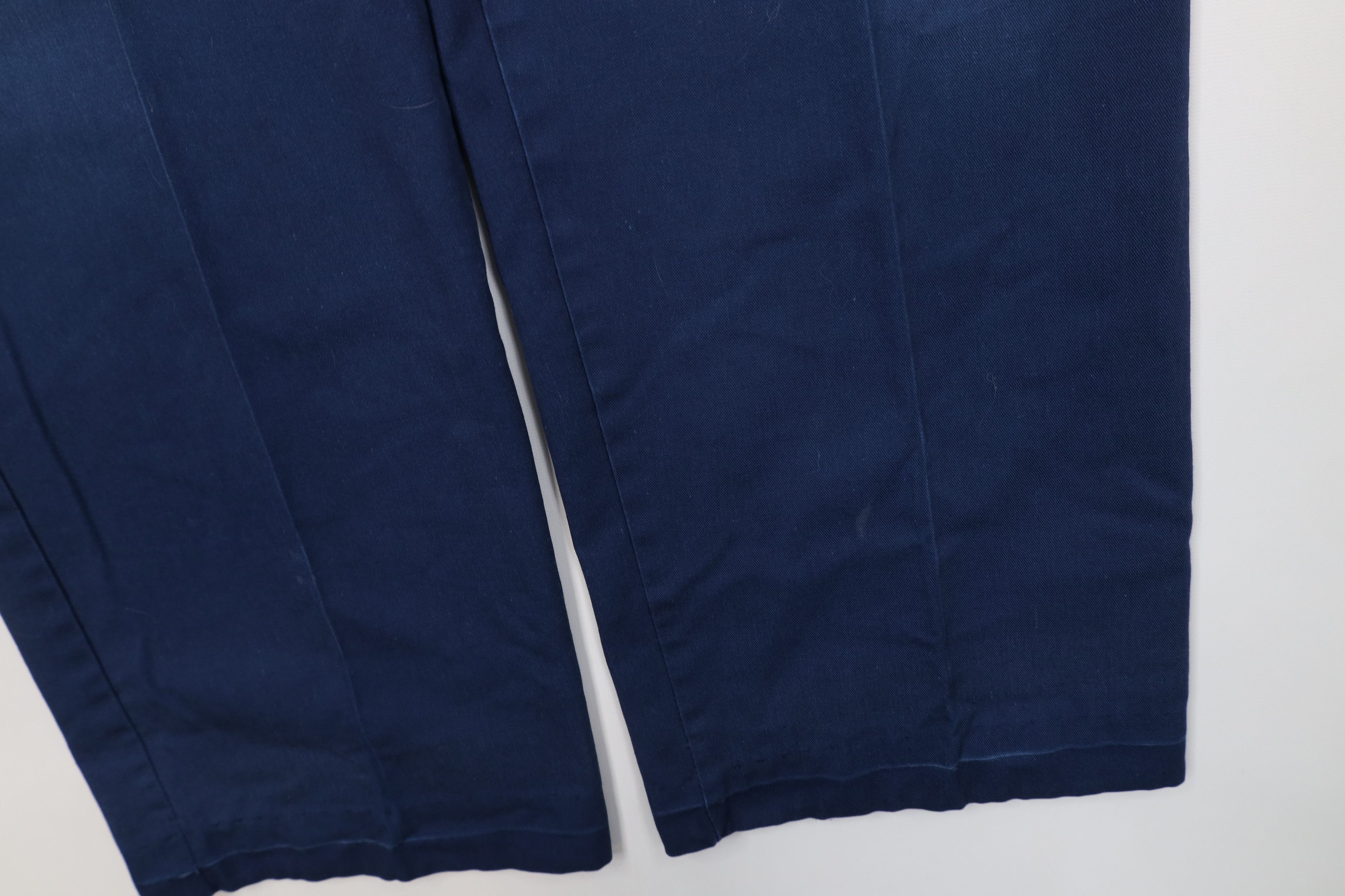 Vintage Vintage 70s Streetwear Wide Leg Pants Workwear Blue USA Size US 36 / EU 52 - 6 Thumbnail
