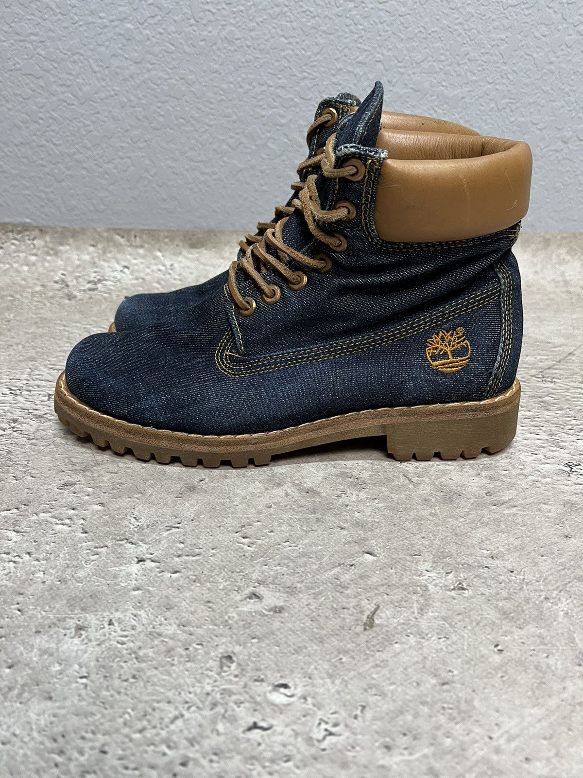 Timberland white oak denim on sale boots