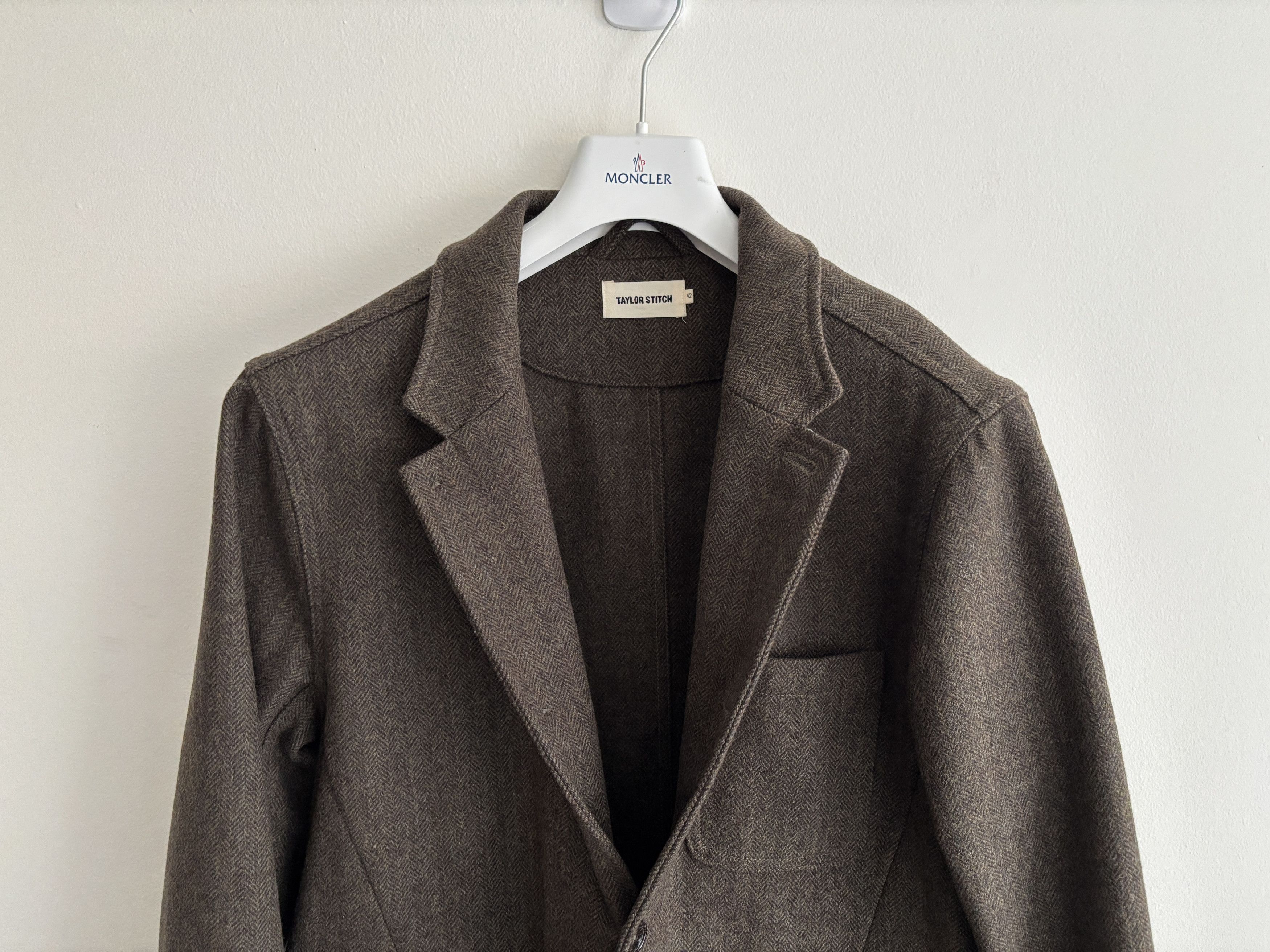 Taylor Stitch Olive Brown Wool Tweed Norfolk Hunting Jacket / Blazer- L Size US L / EU 52-54 / 3 - 10 Thumbnail
