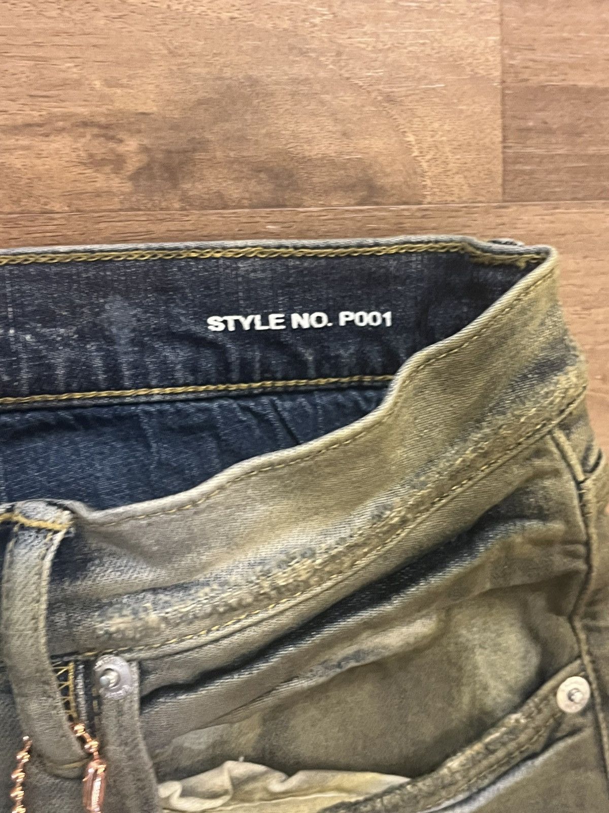 Purple Brand Light dirty blowout jeans sz 32 new Size US 32 / EU 48 - 7 Thumbnail