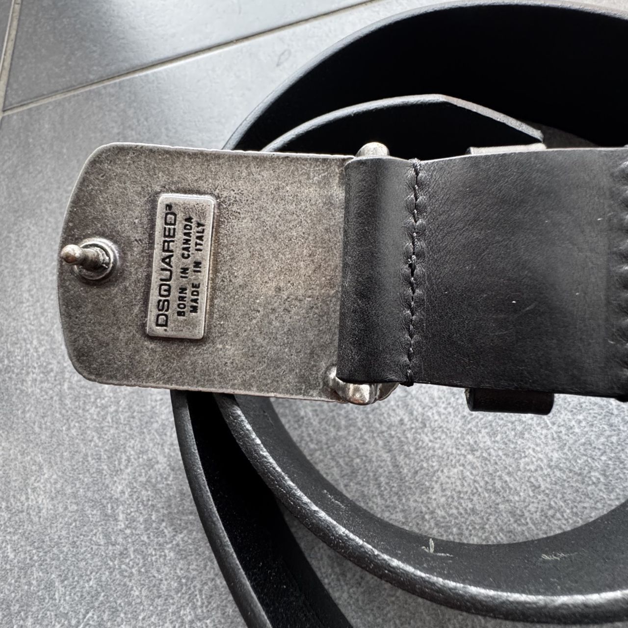 Dsquared2 Vintage Dsquared2 RYC 1995 Leather Belt y2k Luxury Italy Size ONE SIZE - 8 Thumbnail