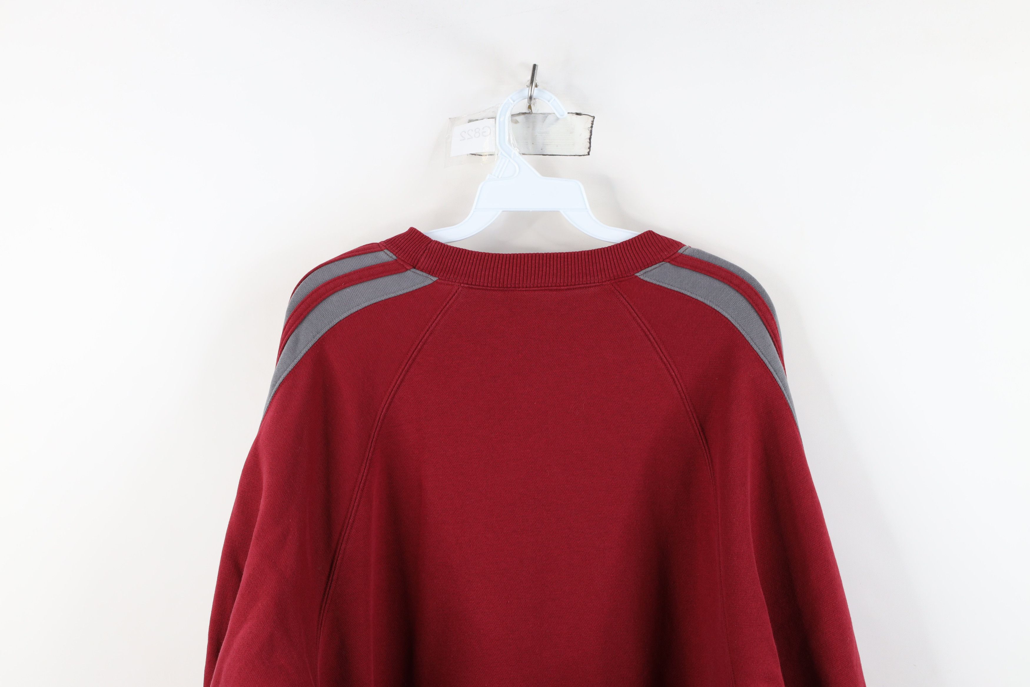 Adidas Vintage 90s Y2K Adidas Spell Out Crewneck Sweatshirt Red Size US M / EU 48-50 / 2 - 14 Thumbnail