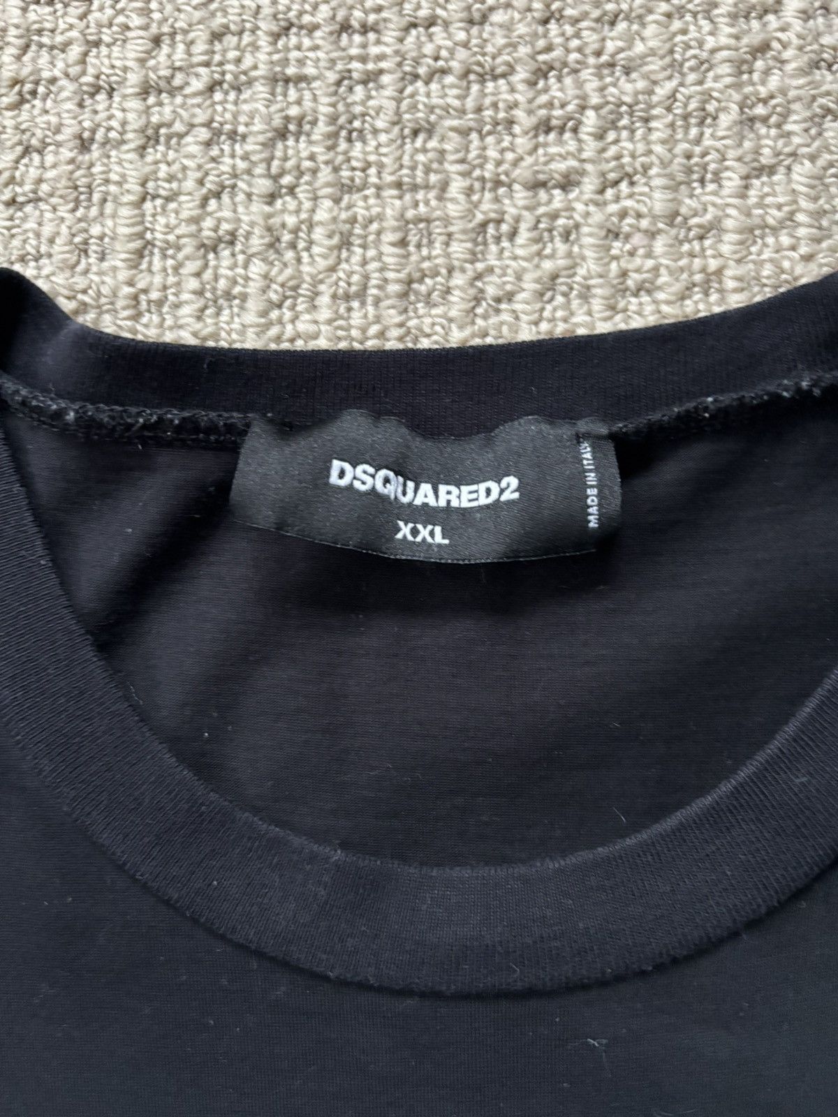 Dsquared2 DSQUARED2 black “classified” graphic T shirt. Size US XXL / EU 58 / 5 - 4 Thumbnail