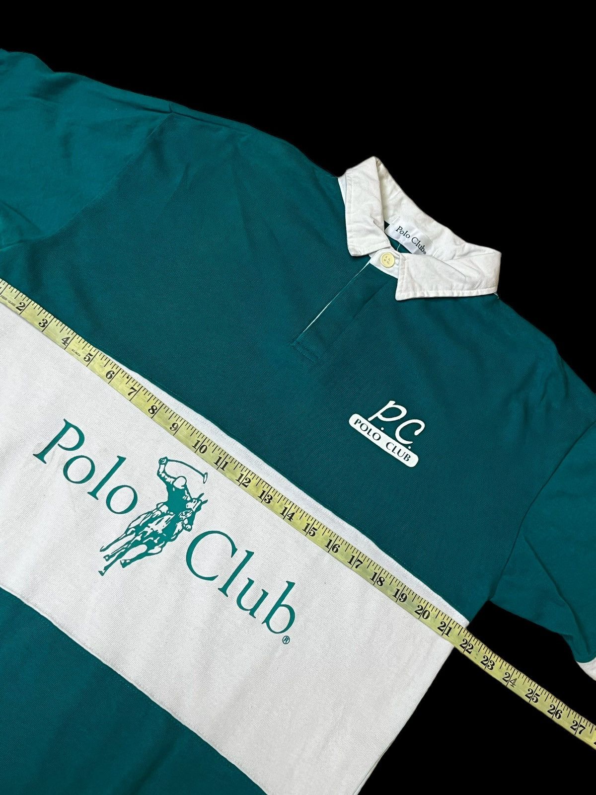 Polo Ralph Lauren VINTAGE POLO CLUB BIG LOGO RUGBY STYLE POLO SHIRT Size US L / EU 52-54 / 3 - 8 Thumbnail