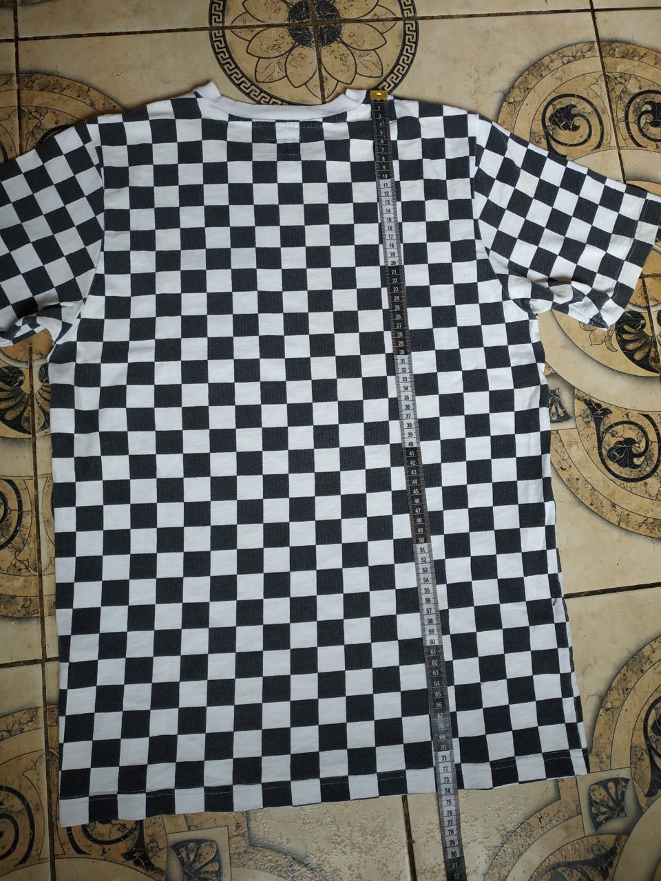 Supreme Supreme Checkerboard Pocket Tee Black/White Small Box Logo Size US M / EU 48-50 / 2 - 14 Thumbnail