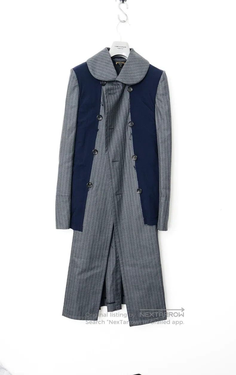 Comme des Garcons Comme des Garcons Patchwork Mid-Length Jacket with Collar Size S / US 4 / IT 40 - 3 Thumbnail