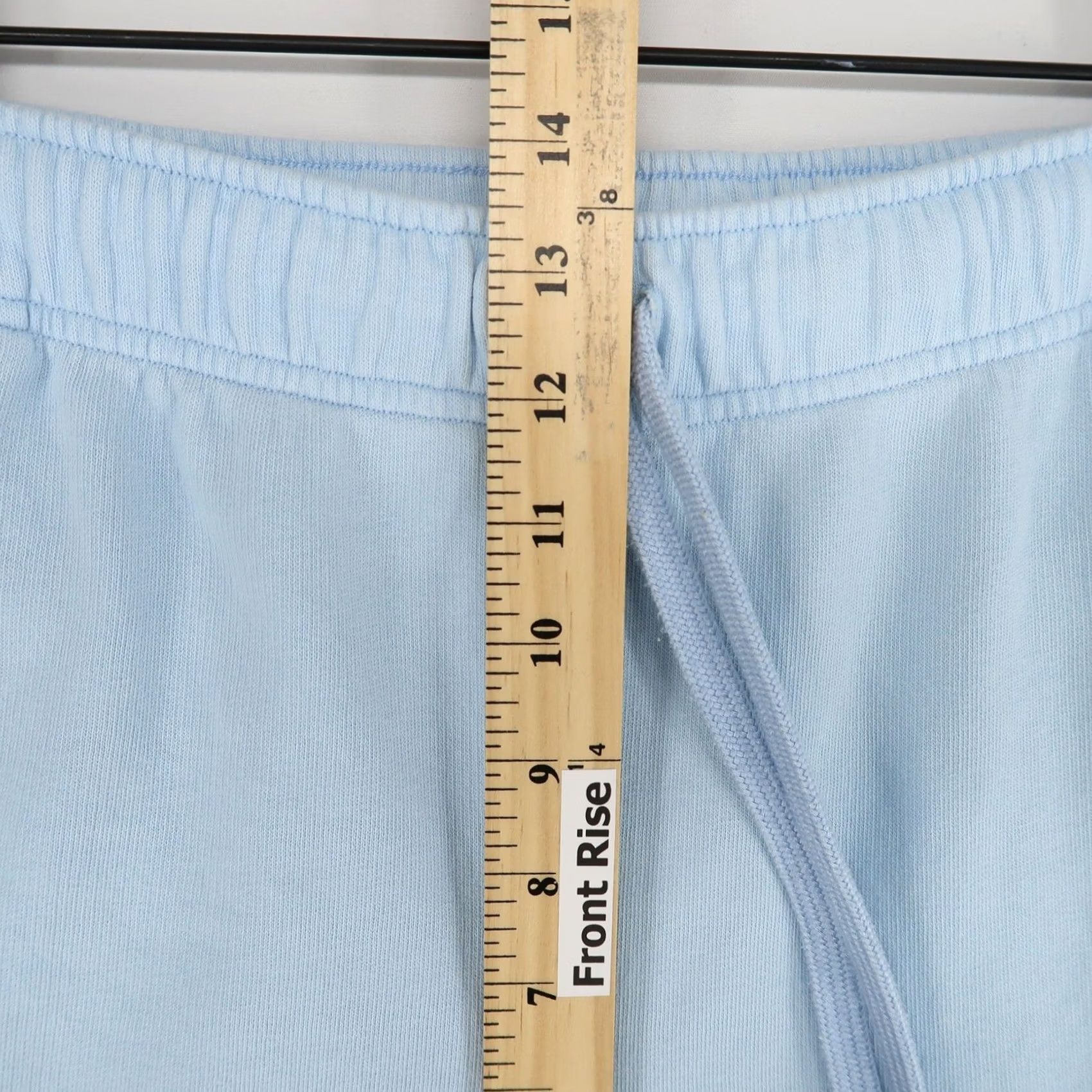 Vintage Martin Asbjørn Sweatpants Mens S Light Blue Cotton Blend Terry Pockets Drawstring Elastic Waist Jogger Busy 29in Inseam Size US 29 - 5 Thumbnail
