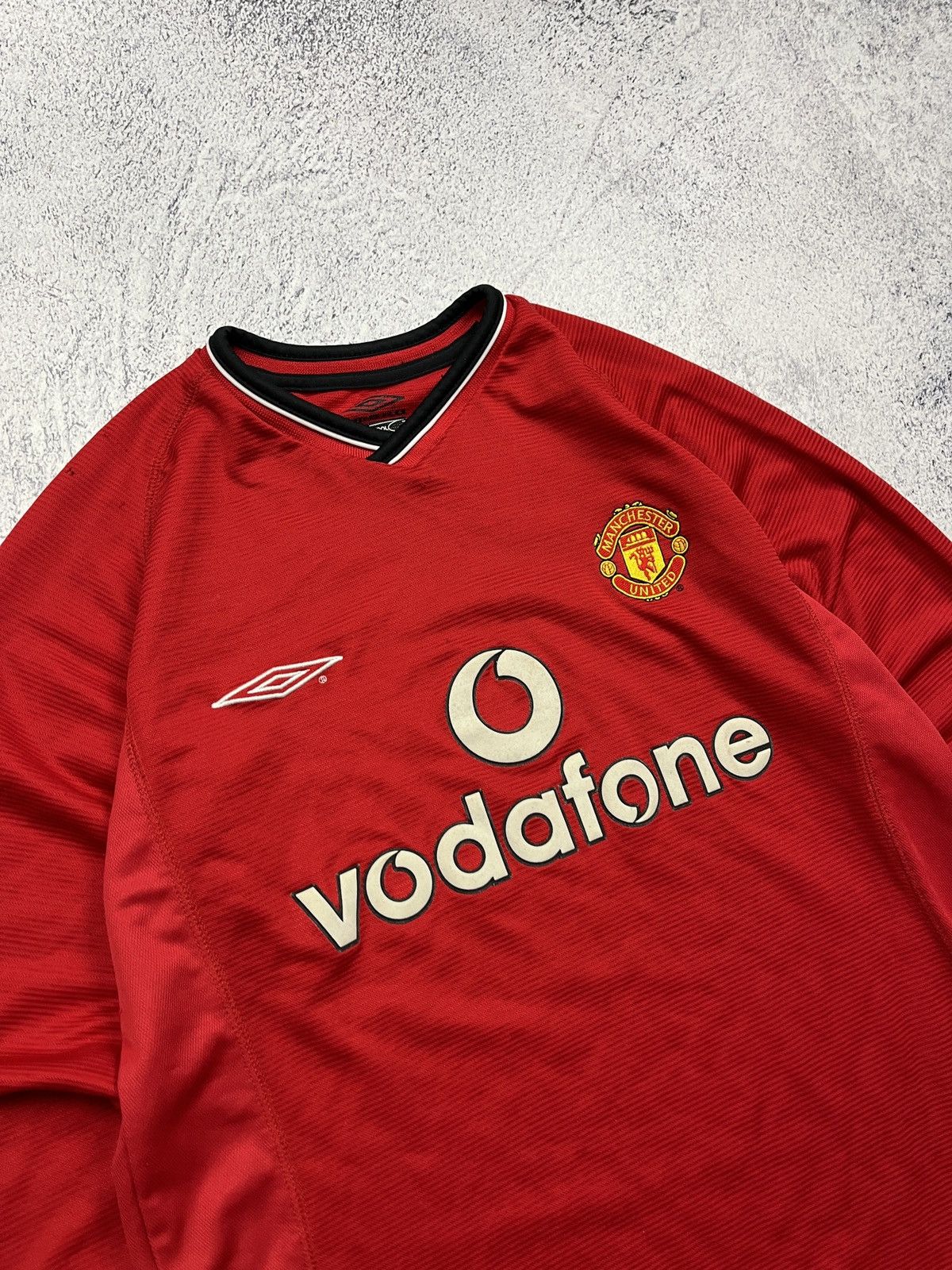 Umbro Umbro Manchester United 2000/02 Home Football Long Sleeve Size US XS / EU 42 / 0 - 3 Thumbnail