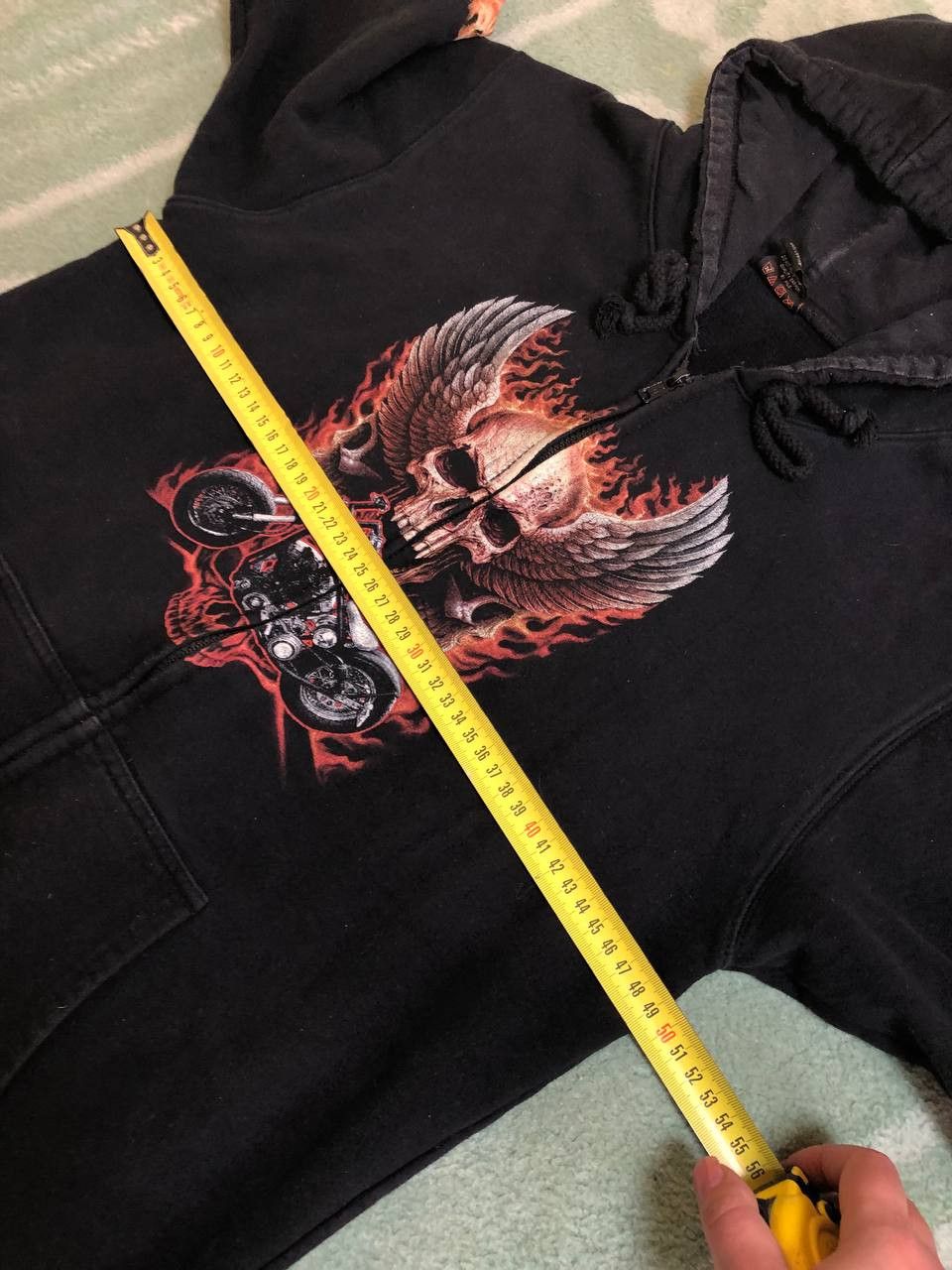 Vintage Wild Hoodie Black All Over Print Men's streetwear Size US L / EU 52-54 / 3 - 6 Thumbnail