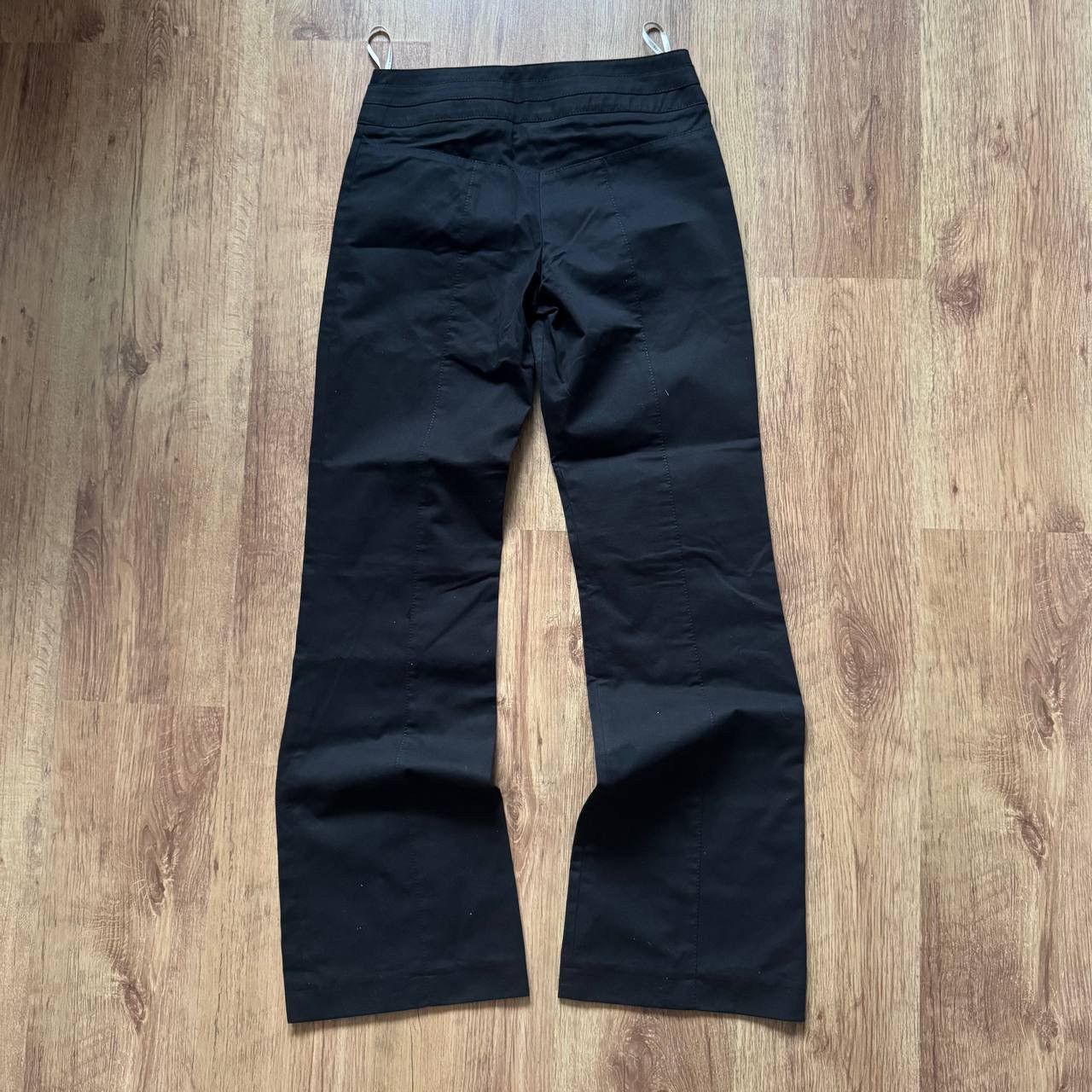 Seditionaries Crazy Karen Millen Ultra Wide Flared Bootcut Goth Pants Size 28" / US 6 / IT 42 - 4 Thumbnail