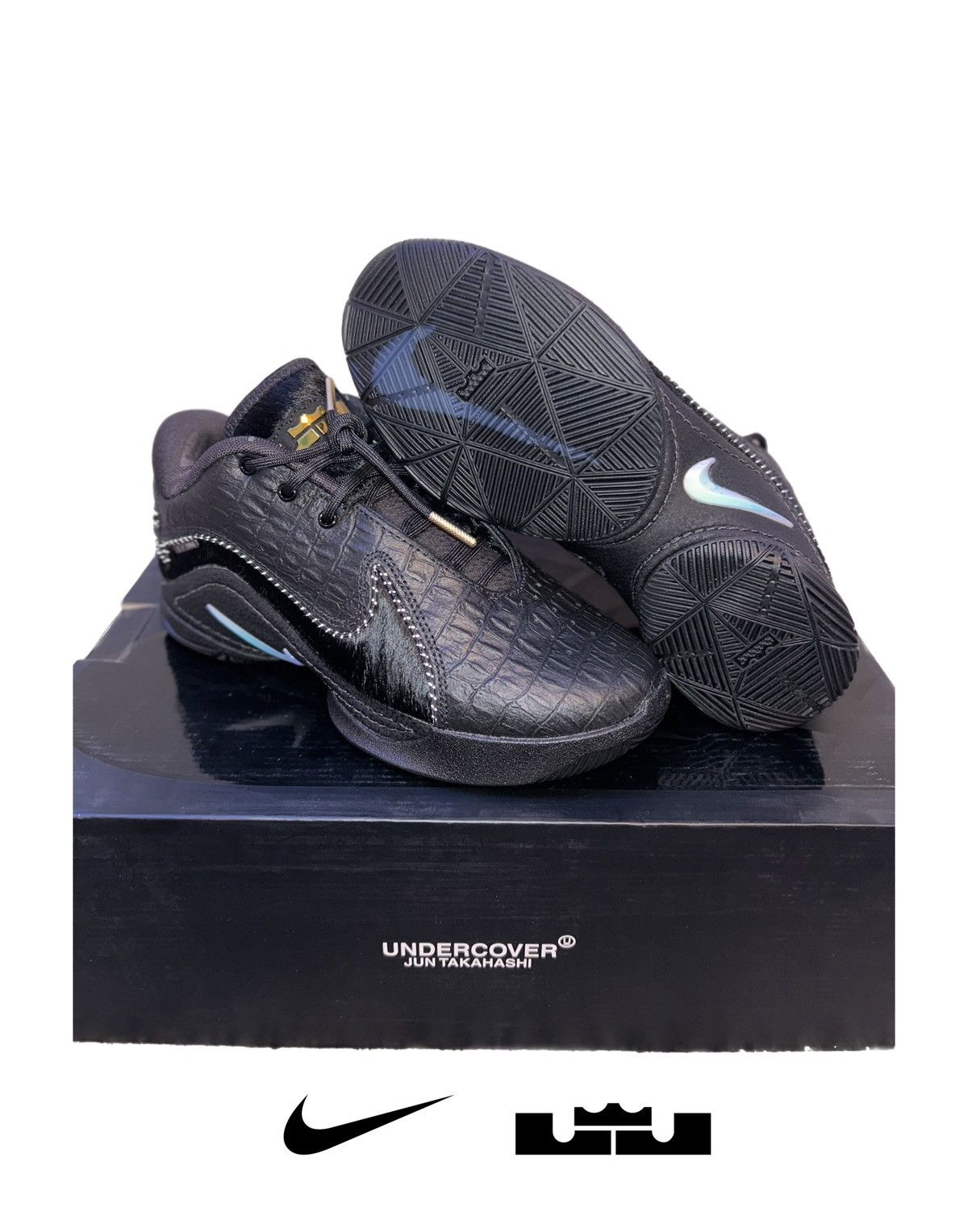 Nike ‘LIMITED’ LeBron 22 LX 'Black Label Pack' IB3866 001 Size US 5 / EU 37 - 4 Thumbnail