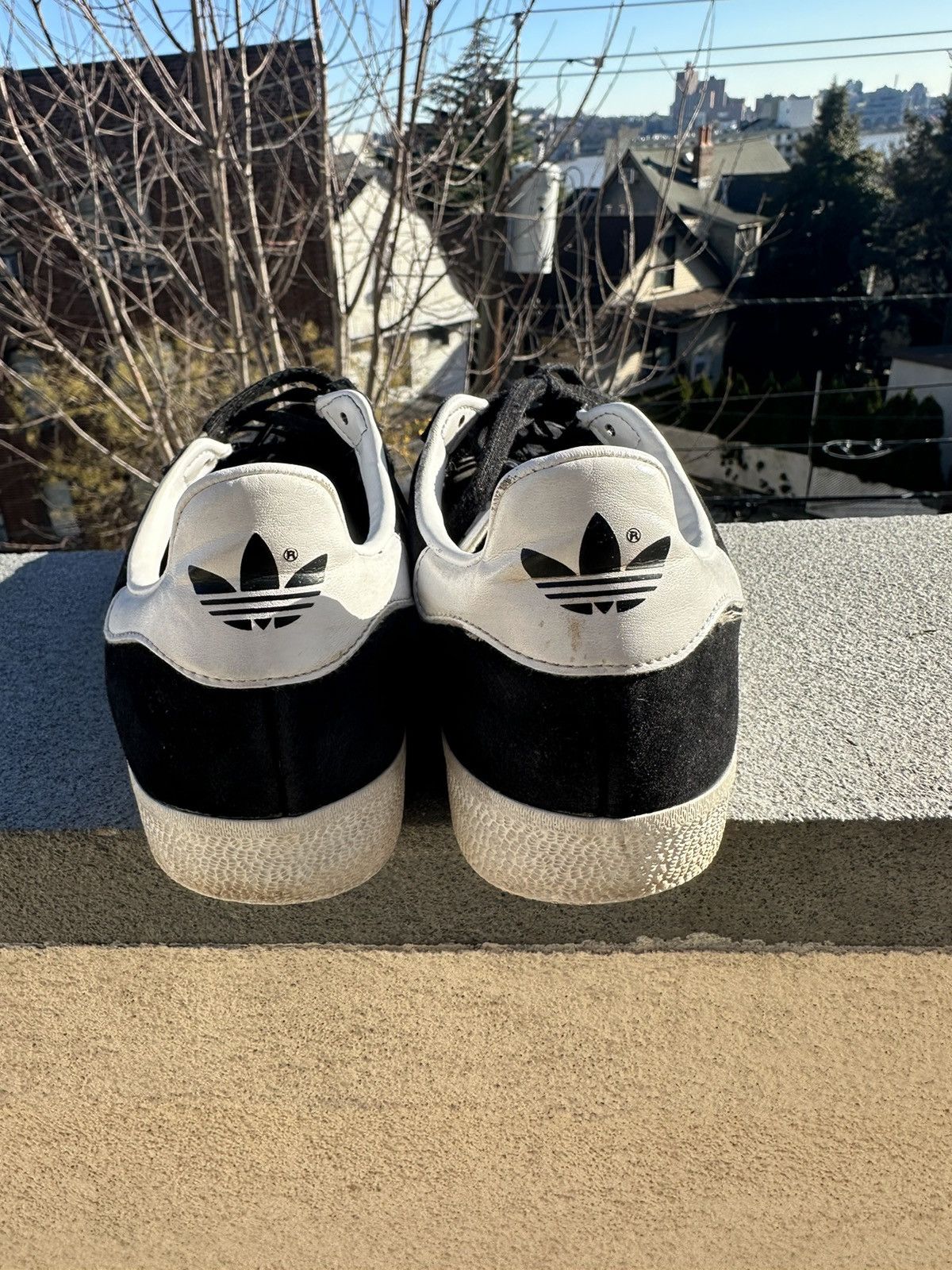 Adidas Adidas Black & White Gazelles Size US 10 / EU 43 - 6 Thumbnail