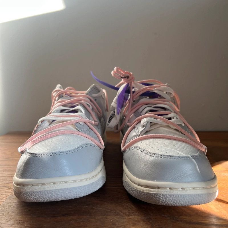 Nike × Off-White Nike Dunk Low Off-White Lot 24 Size US 12 / EU 45 - 7 Thumbnail