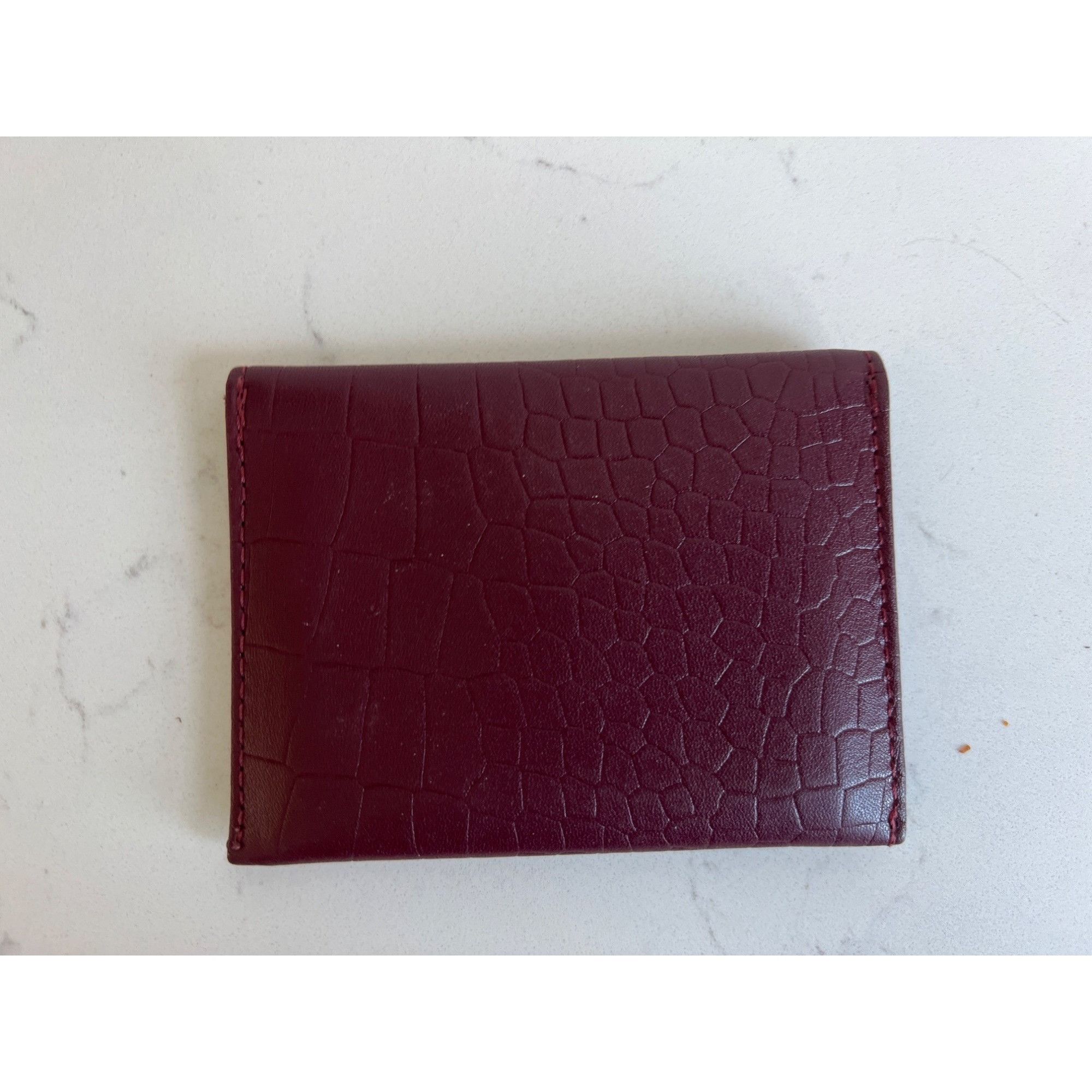 Other Rachel Miriam Burgundy Genuine Leather Card Wallet With Butt Size ONE SIZE - 3 Thumbnail