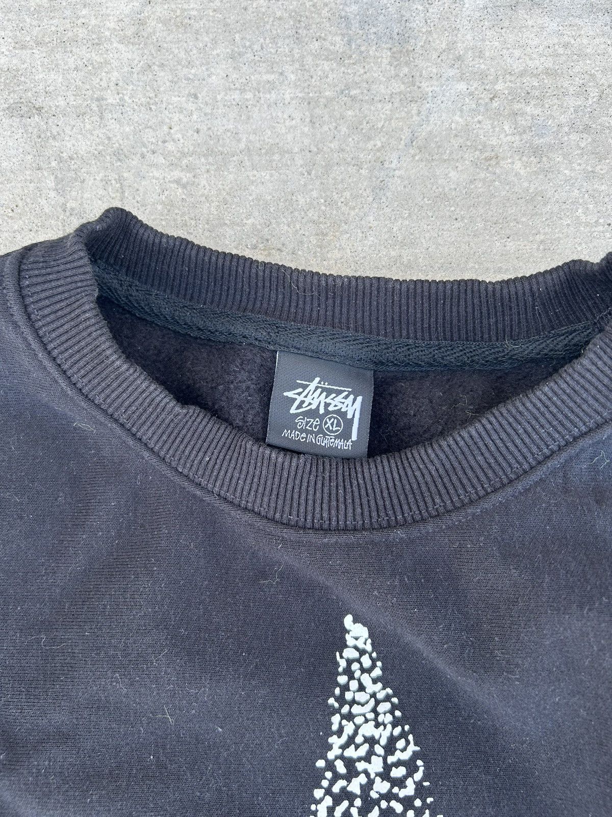 Stussy Black Stussy Crewneck Sweater Size US L / EU 52-54 / 3 - 3 Thumbnail