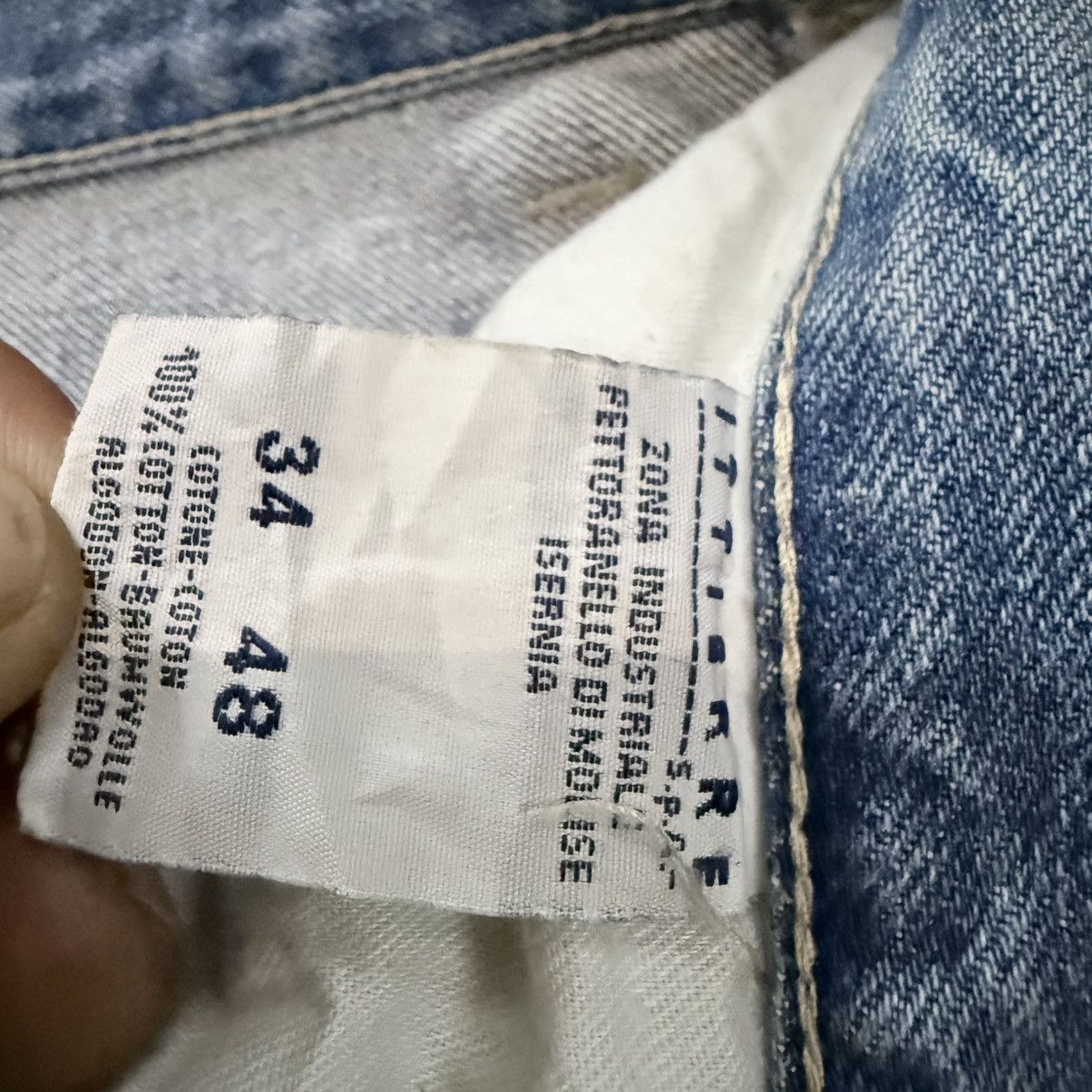 Versace Jeans Couture Vintage 90s Baggy Fit Versace Heavy Fade Denim Made in Italy Size US 34 / EU 50 - 17 Thumbnail
