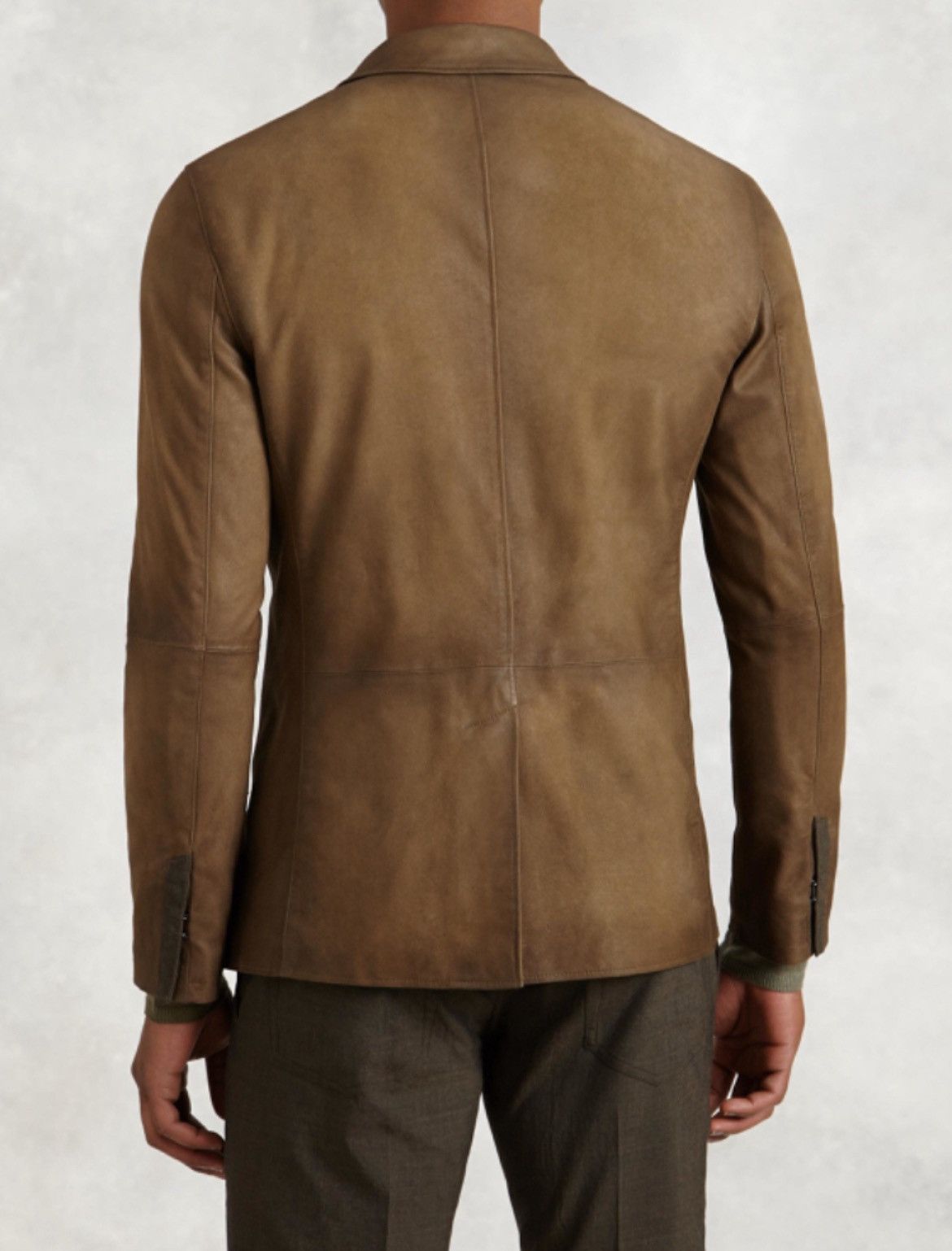 John Varvatos Suede Hook and Bar Jacket EU 48 USA 38 Size US M / EU 48-50 / 2 - 2 Thumbnail