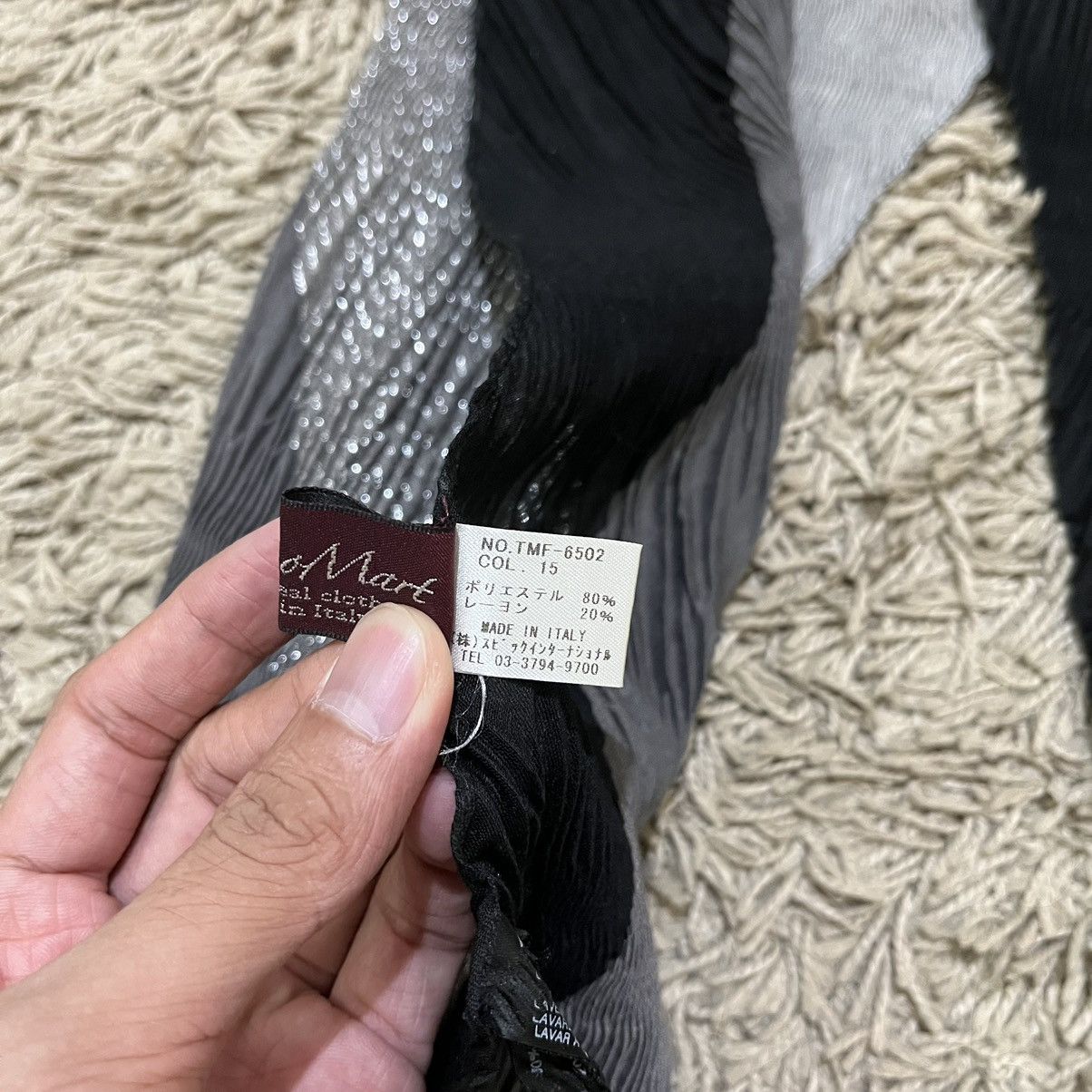 Tornado Mart Rare Tornado Mart Japan Pleated Scarf Size ONE SIZE - 7 Thumbnail