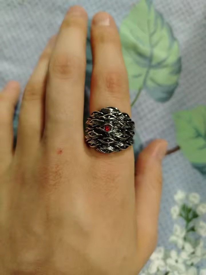 Jewelry Vintage Eyes Monster Adjustable Ring Size ONE SIZE - 3 Thumbnail