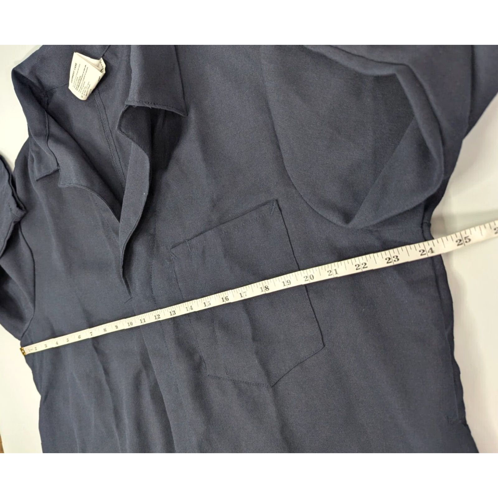 Vintage Topps FR Navy Work Coat Mens XL Flame Resistant NOMEX IIIA Made In USA Shirt Navy XL Mens Topps FR Nomex IIIA Workwear USA Size US XL / EU 56 / 4 - 7 Thumbnail