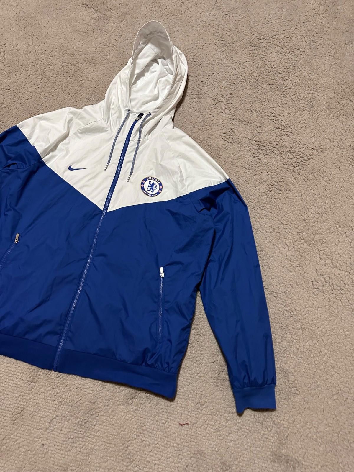 Nike Nike Chelsea Windrunner Football Soccer Jacket Sz XL Size US XL / EU 56 / 4 - 4 Thumbnail