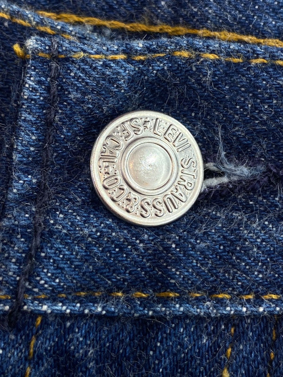 Levi's Levi’s Vintage Dark Blue Wash Style Straight Cut Jeans Size US 26 / EU 42 - 11 Thumbnail