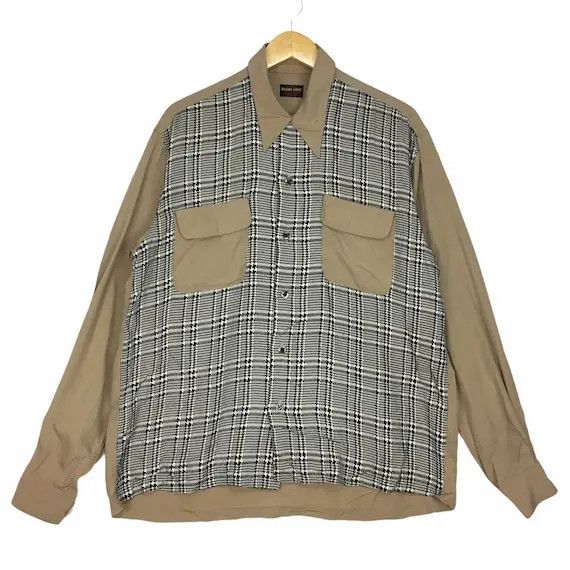 Sugar Cane Vtg SUGAR CANE Japan Button Up Long Sleeve Shirt Casual Size US L / EU 52-54 / 3 - 1 Thumbnail