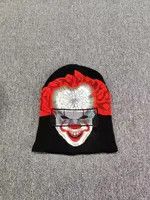 Other IT Pennywise Clown Flip Down Beanie Ski Mask Hat Size ONE SIZE - 4 Thumbnail