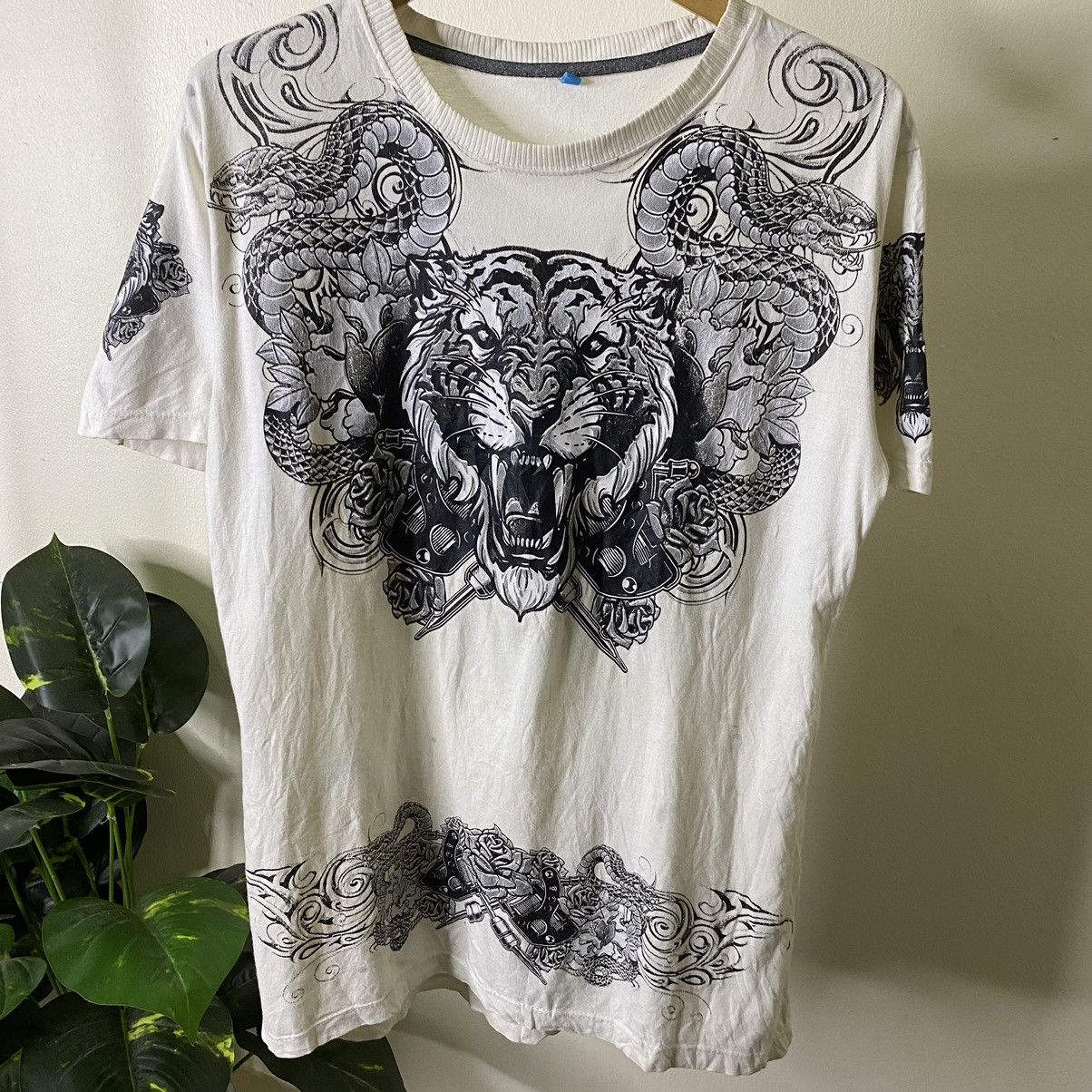 Affliction Vintage Affliction Lion Snake Crazy Detailing Ed Hardy Style Size US M / EU 48-50 / 2 - 2 Thumbnail
